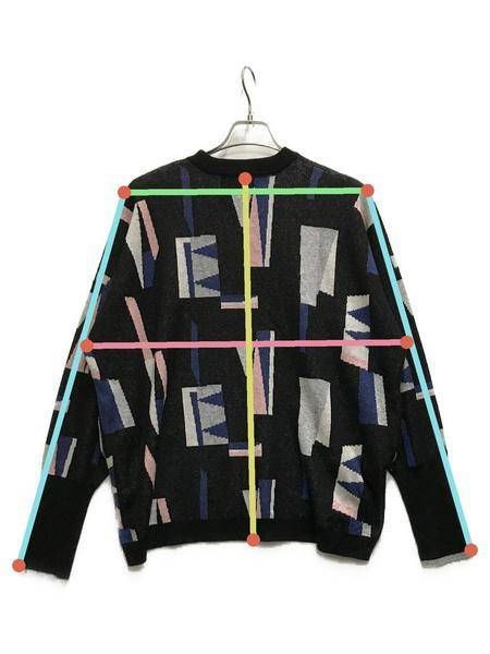 中古・古着通販】bedsidedrama (ベッドサイドドラマ) YES KNIT SWEATER ブラック サイズ:2｜ブランド・古着通販  トレファク公式【TREFAC FASHION】スマホサイト