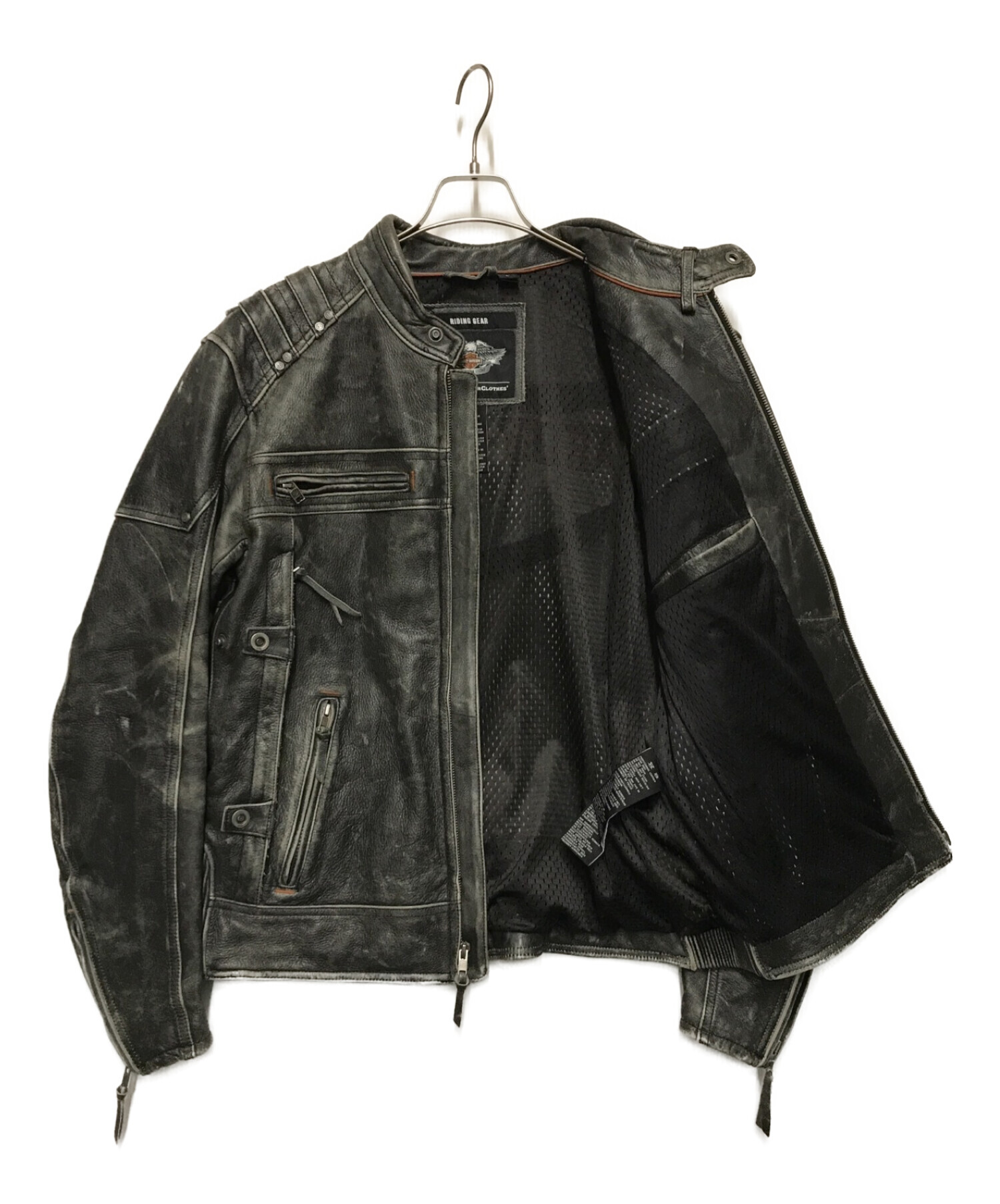 中古・古着通販】HARLEY-DAVIDSON (ハーレーダビッドソン) レザー