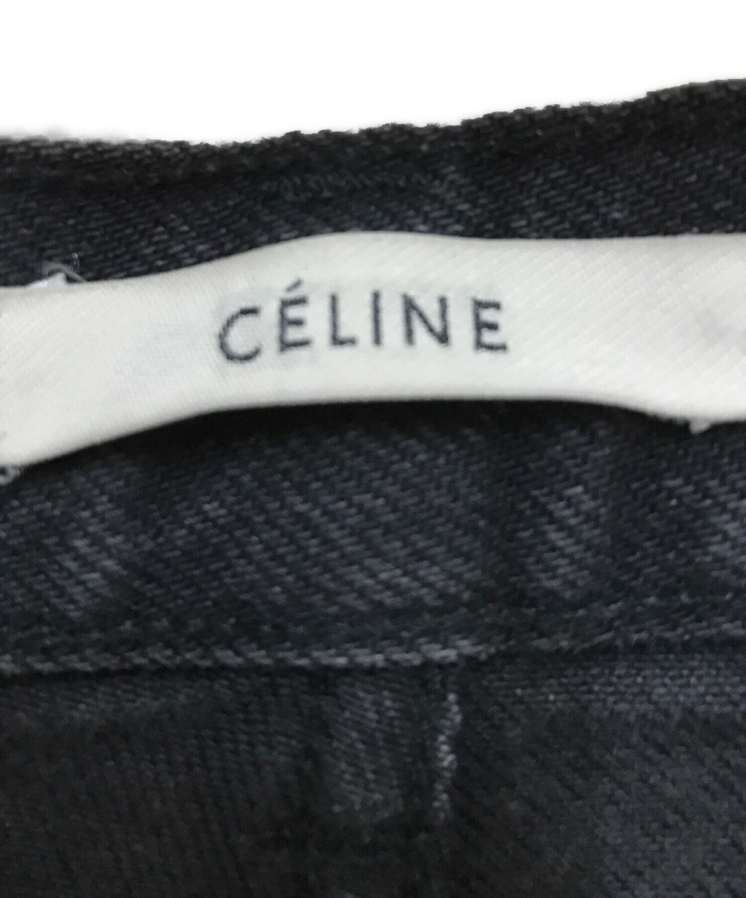 中古・古着通販】CELINE (セリーヌ) デニムパンツ ブラック サイズ:W34