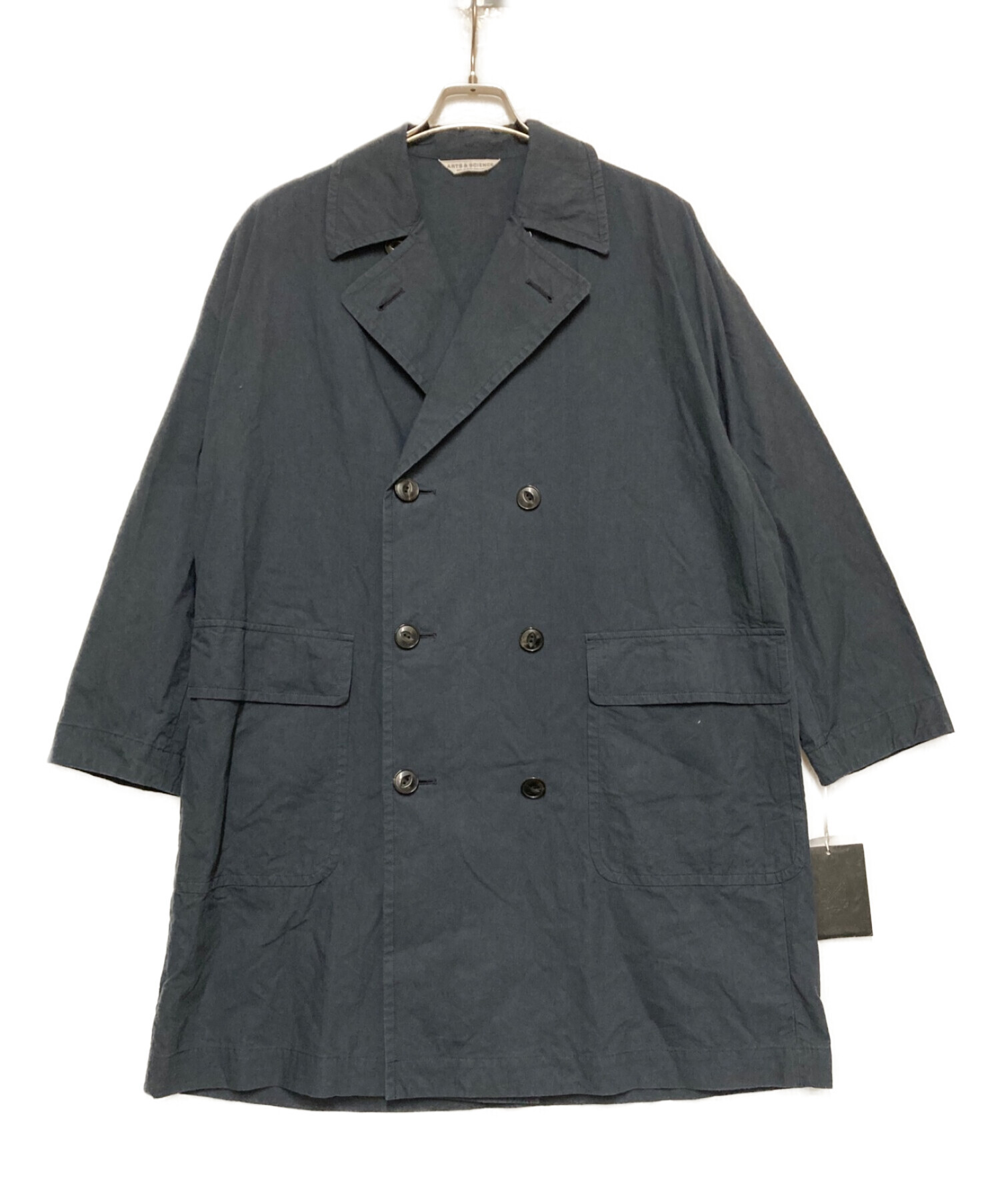 14,620円ARTS\u0026SCIENCE　Grandpa coat 　サイズ2　濃紺