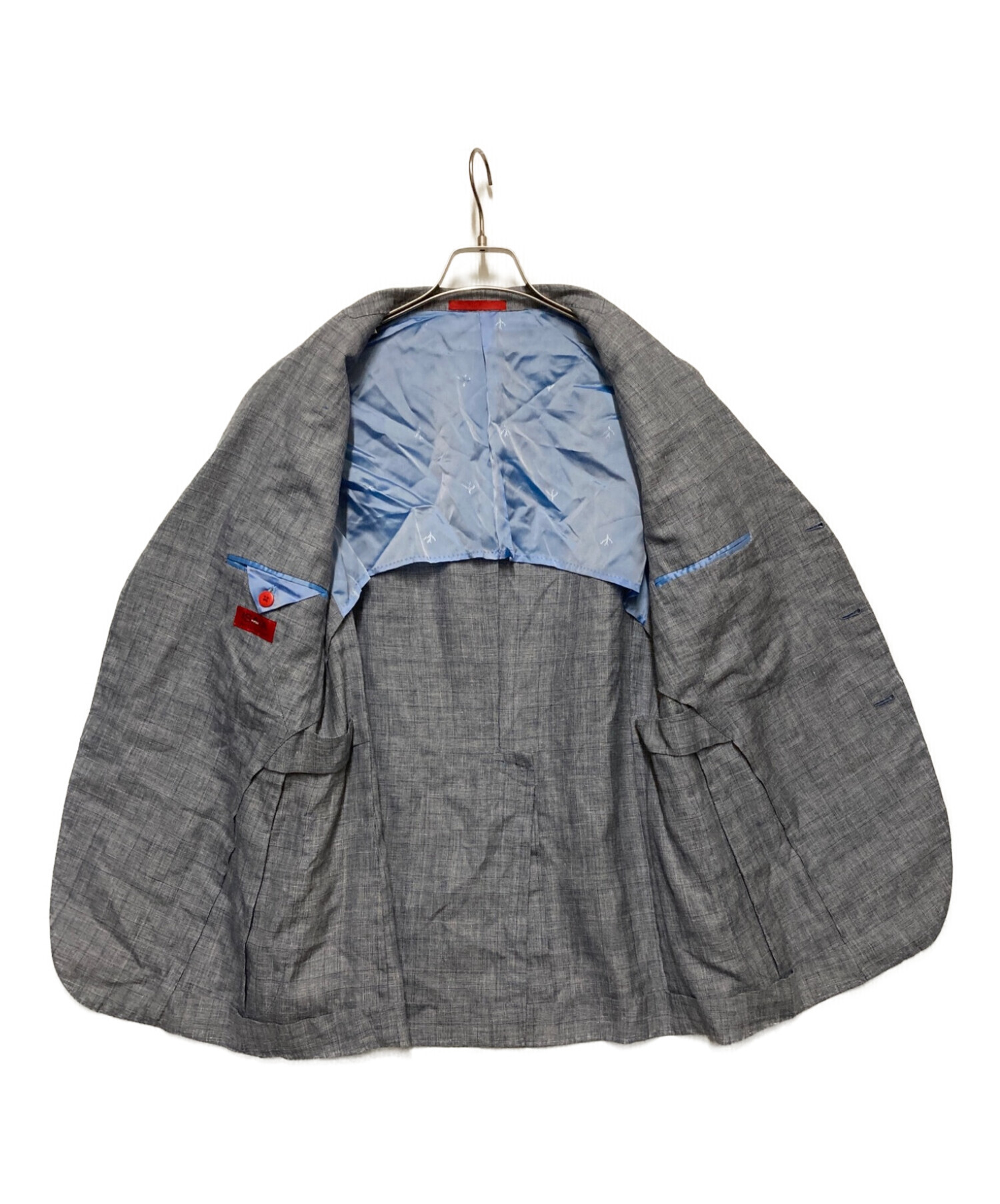 ISAIA×UNITED ARROWS (イザイア×ユナイテッドアローズ) 別注3Bセットアップスーツ グレー サイズ:SIZE 52