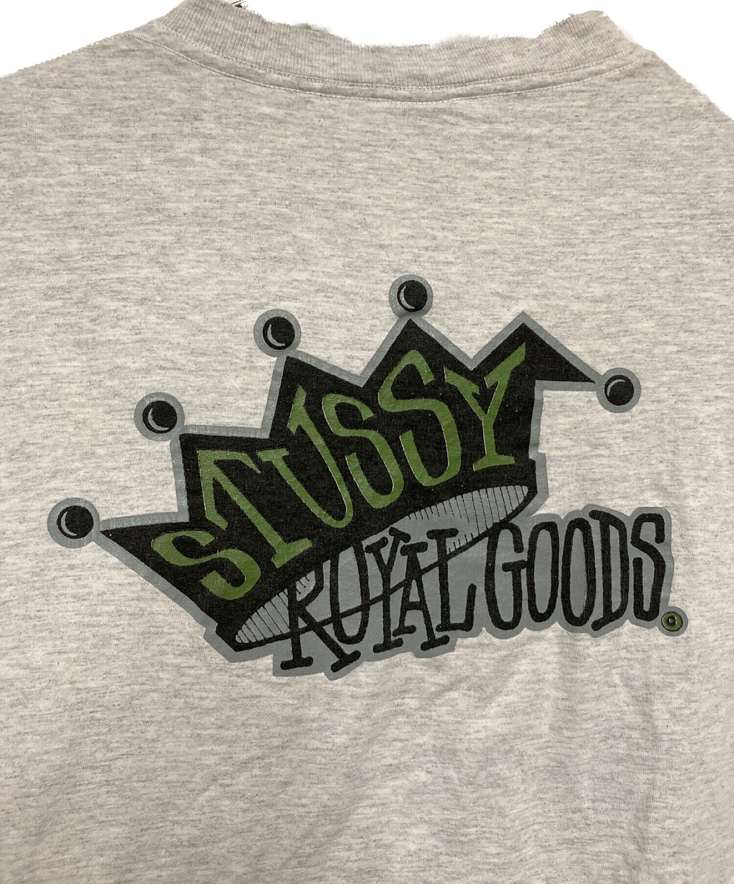 中古・古着通販】stussy (ステューシー) 80's Royal Goods Tee グレー