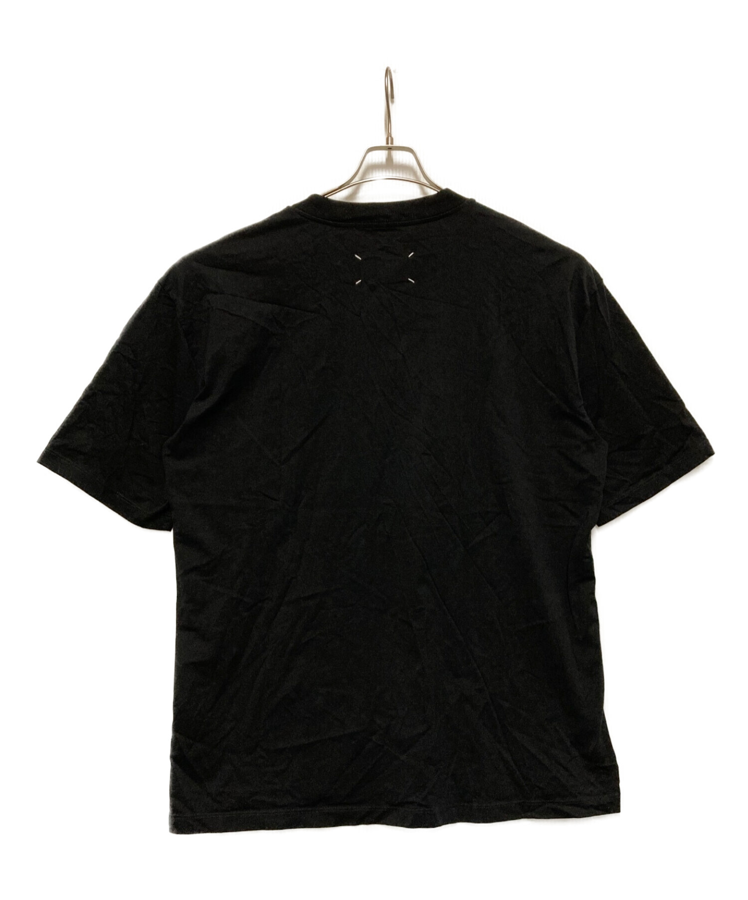 Maison Margiela 10 (メゾンマルジェラ) PUNCHED HOLES T-SHIRT ブラック サイズ:44