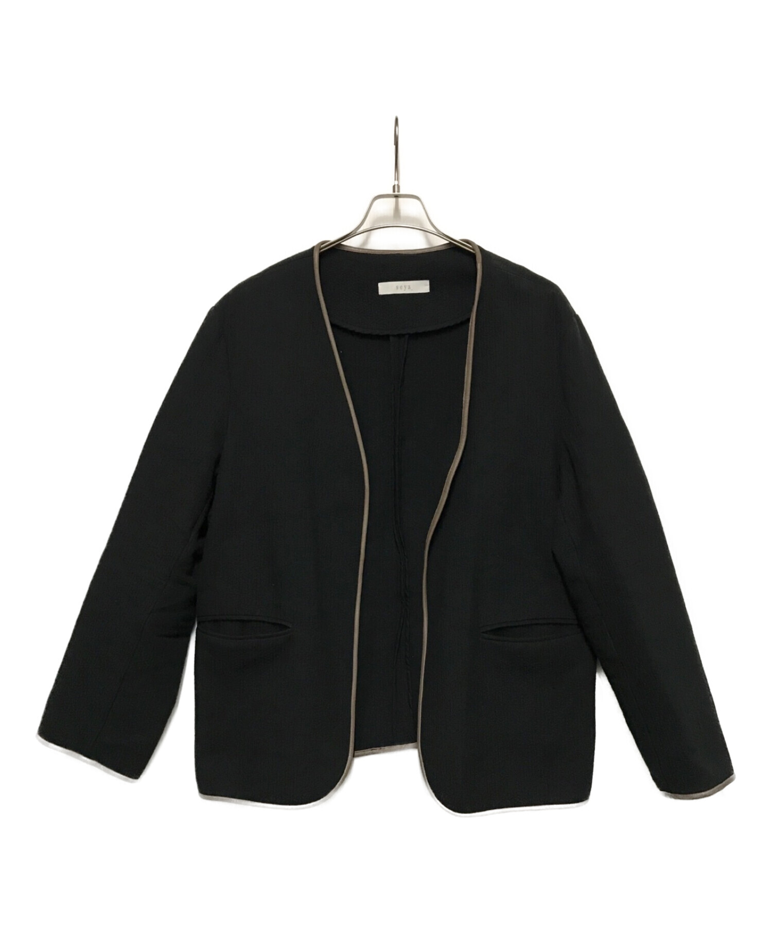 seya.×BIOTOP Sashiko jacket定価137000円 - ノーカラージャケット