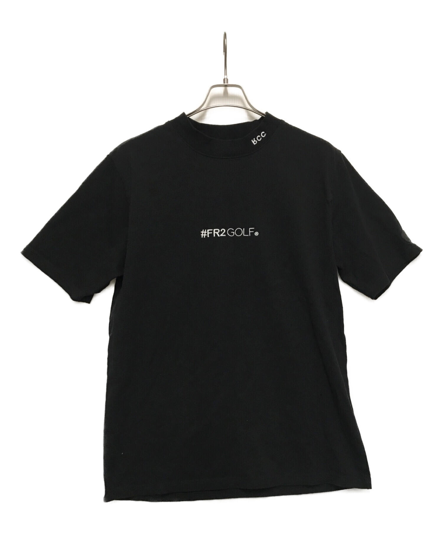 FR2 GOLF (エフアールツー ゴルフ) モックネックカットソー　Tシャツ ブラック サイズ:XL