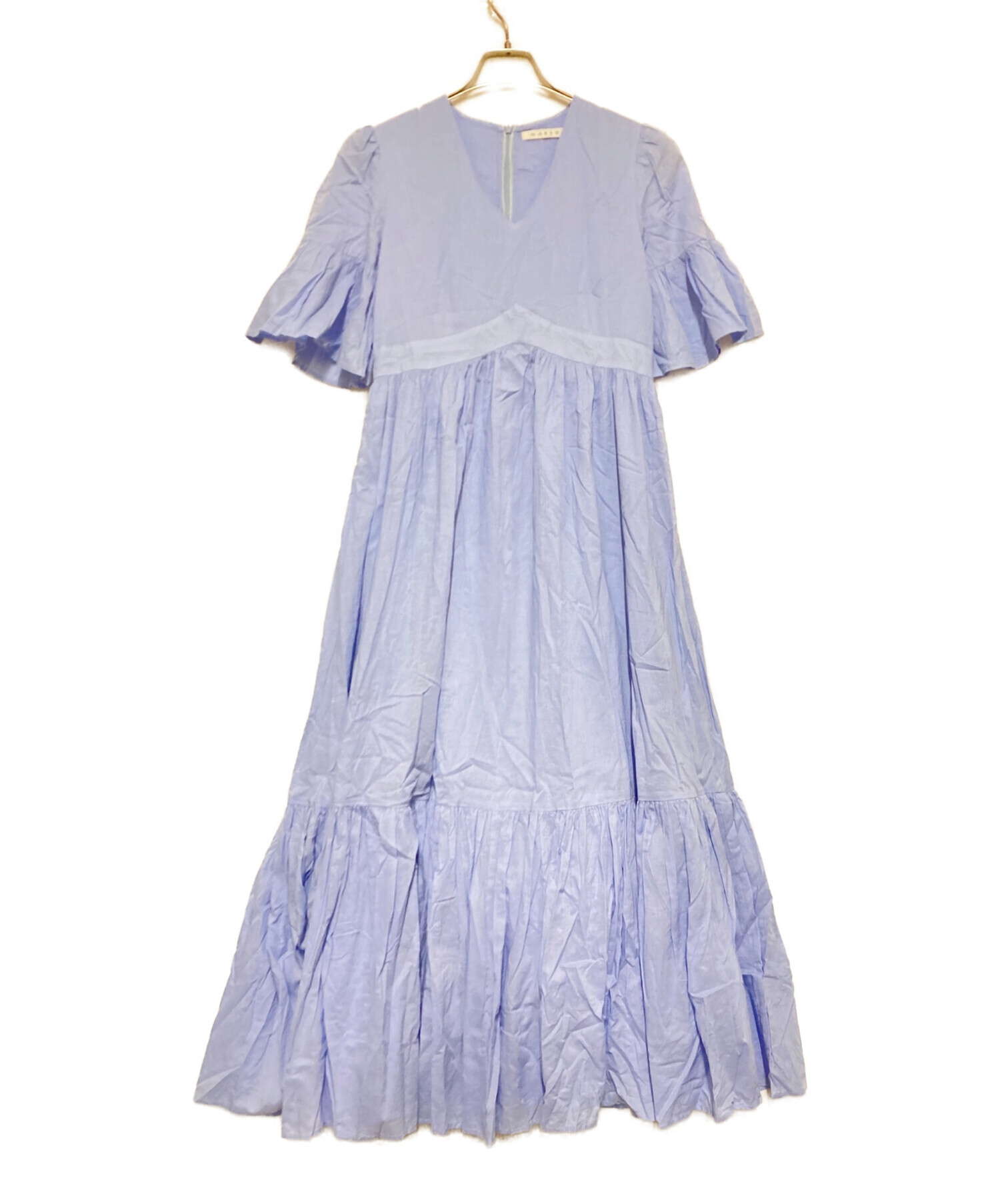 MARIHA (マリハ) すずらんのドレス　ロングワンピース ブルー サイズ:36