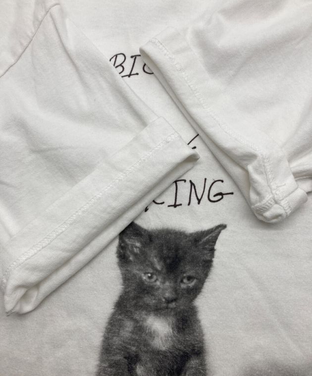 Bruce Weber (ブルース・ウェバー) BIOTOP (ビオトープ) 10C (テンシー) CAT PHOTO T-SHIRT ホワイト  サイズ:XXL