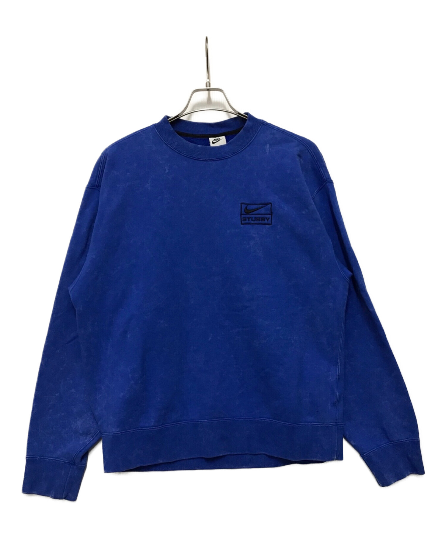 stussy nike Acid Wash Crew Blue - スウェット