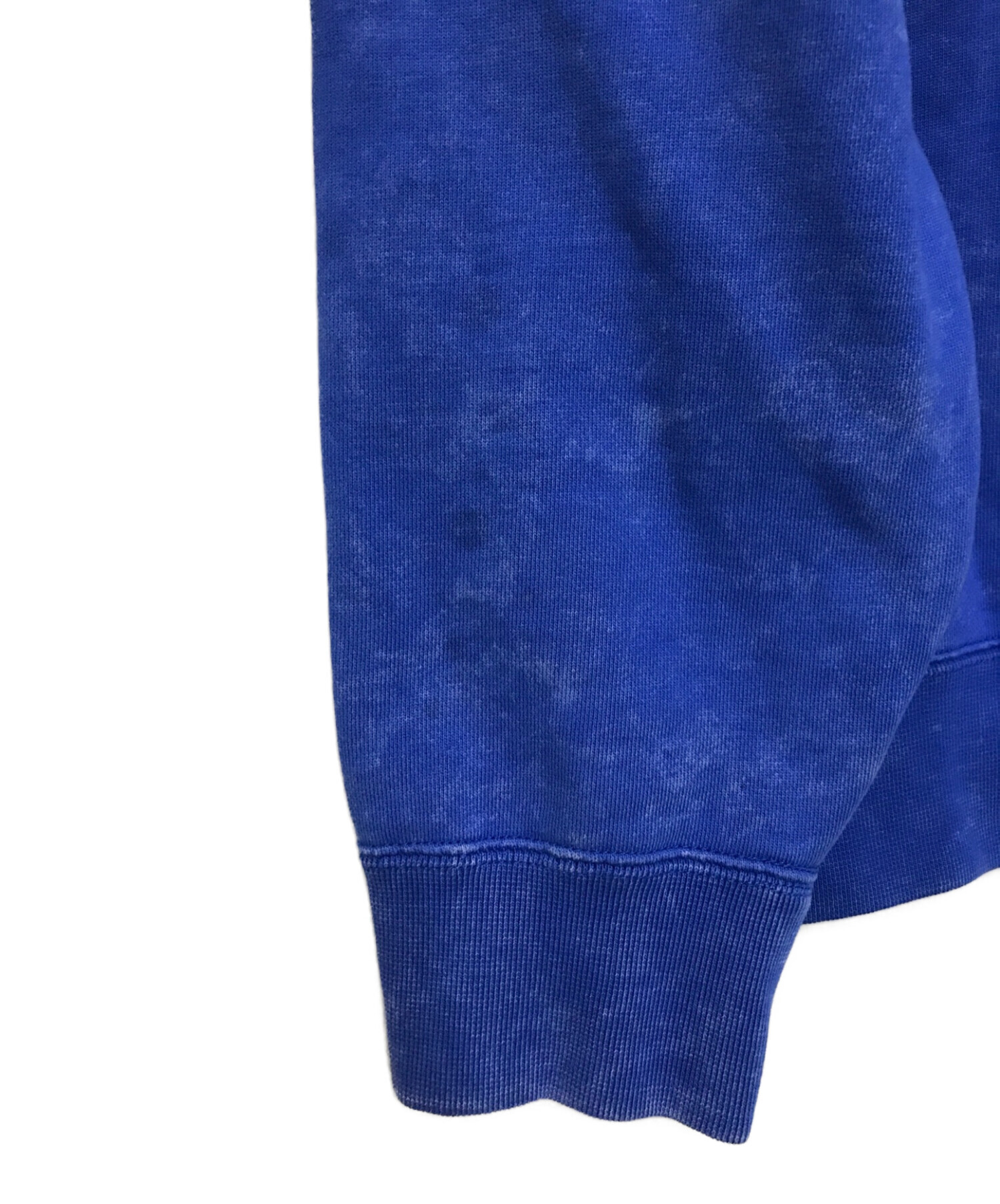 ナイキ ×ステューシー STUSSY  Acid Wash Fleece Crew DR4024-480 ウォッシュ加工ロゴ刺繍スウェット メンズ XS