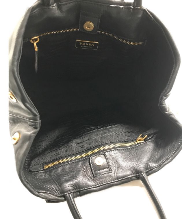 中古・古着通販】PRADA (プラダ) NAPPA FIOCCO ブラック｜ブランド