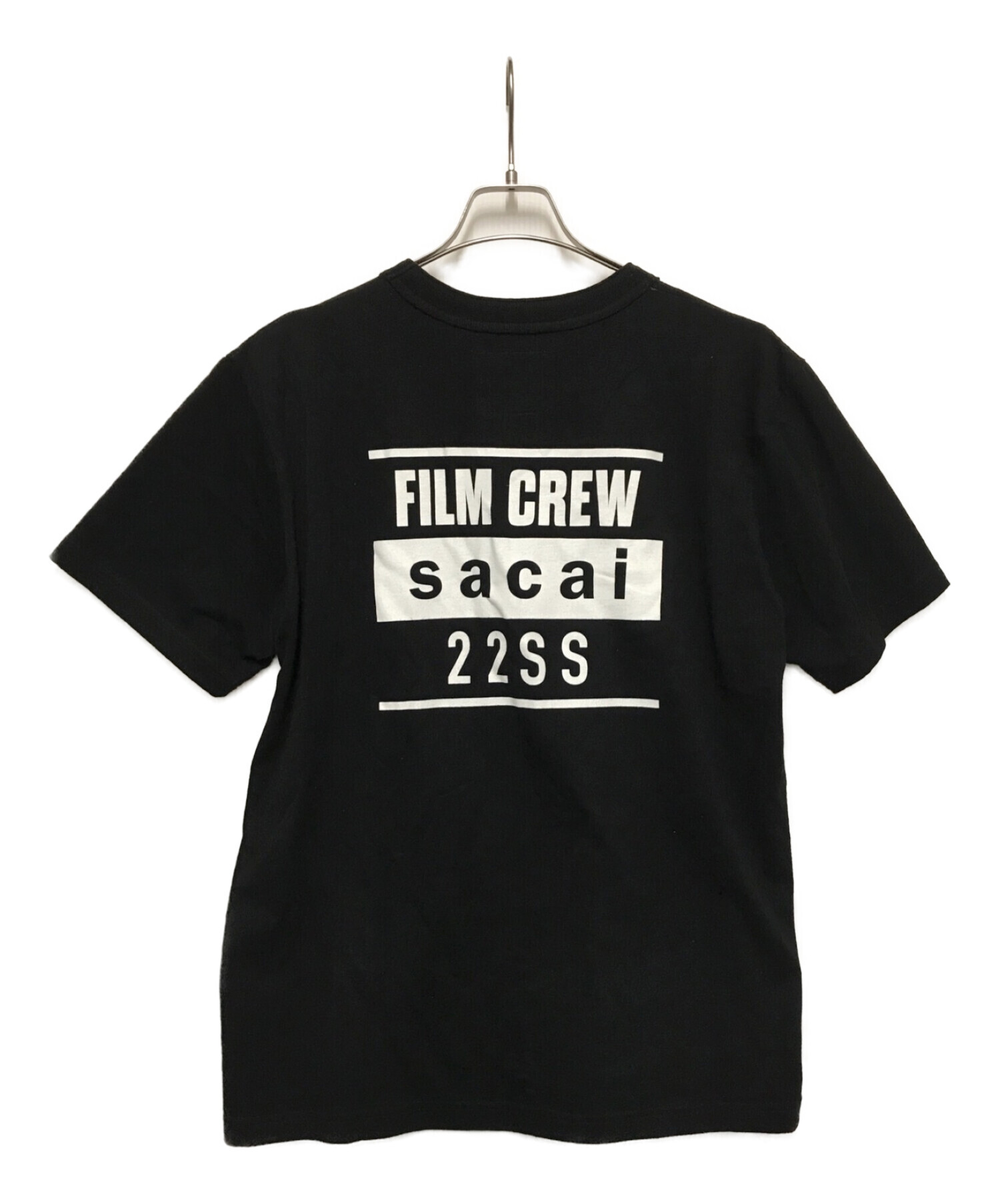 sacai (サカイ) FILM CREW TEE ブラック サイズ:L