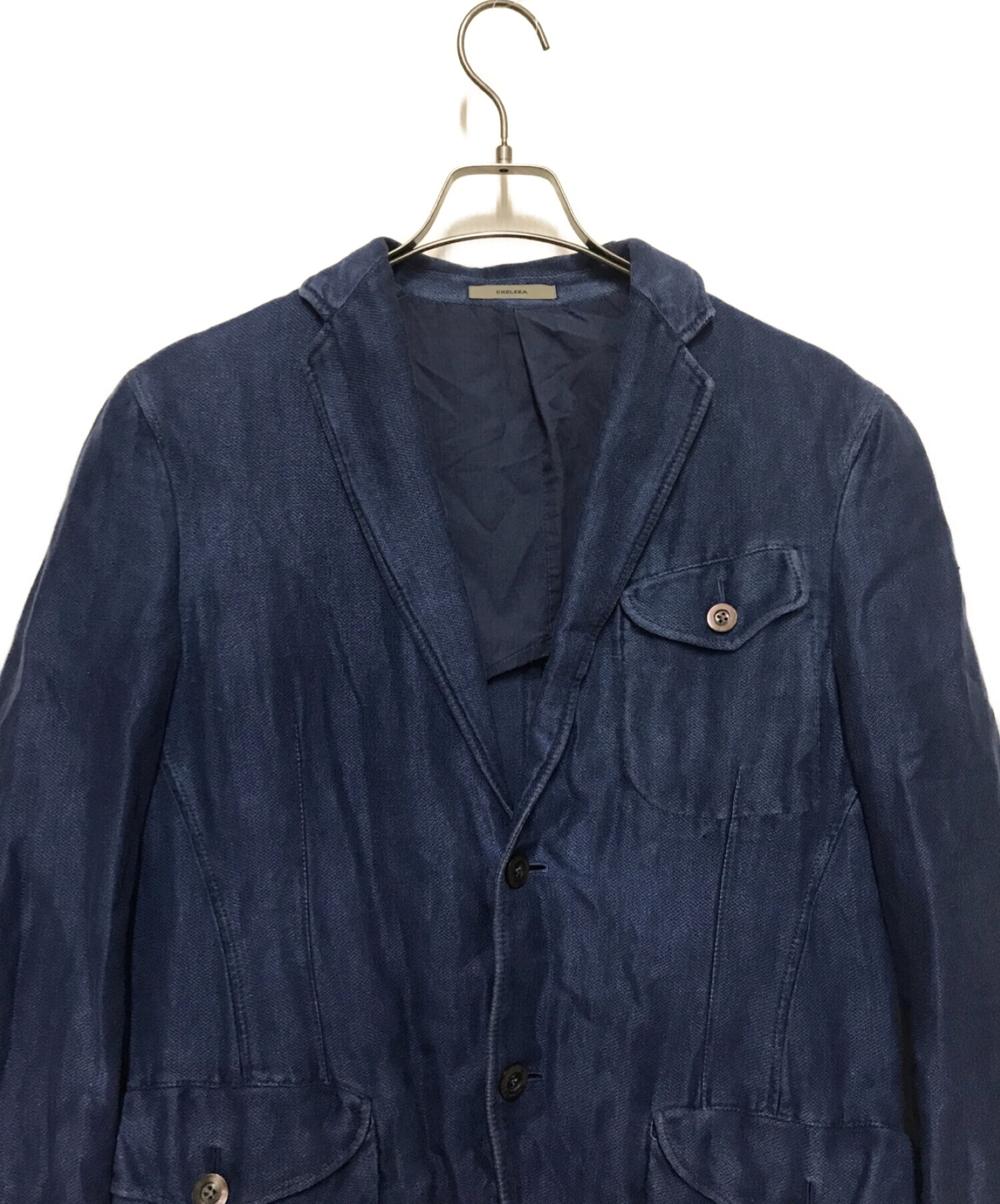 中古・古着通販】BOGLIOLI (ボリオリ) CHELSEA ジャケット インディゴ