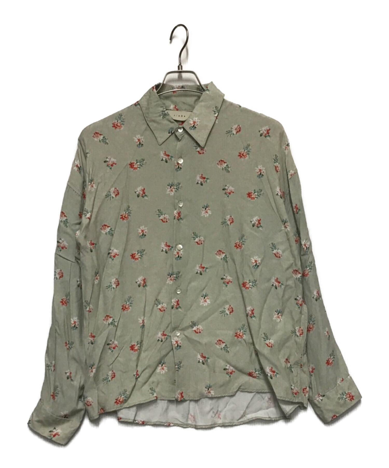 中古・古着通販】jieda (ジエダ) FLOWER OVERSIZED SHIRT L/S ライト