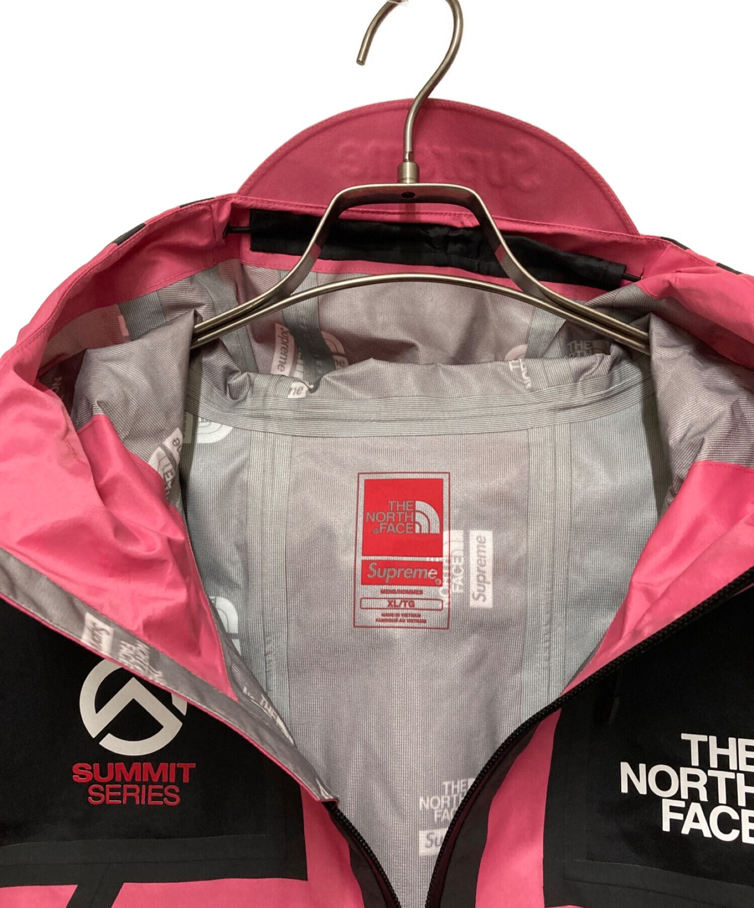 中古・古着通販】THE NORTH FACE×Supreme (ザノースフェイス×シュプリーム) SUMMIT SERIES OUTER TAPE  SEAM MOUNTAIN JACKET ピンク サイズ:XL｜ブランド・古着通販 トレファク公式【TREFAC FASHION】スマホサイト