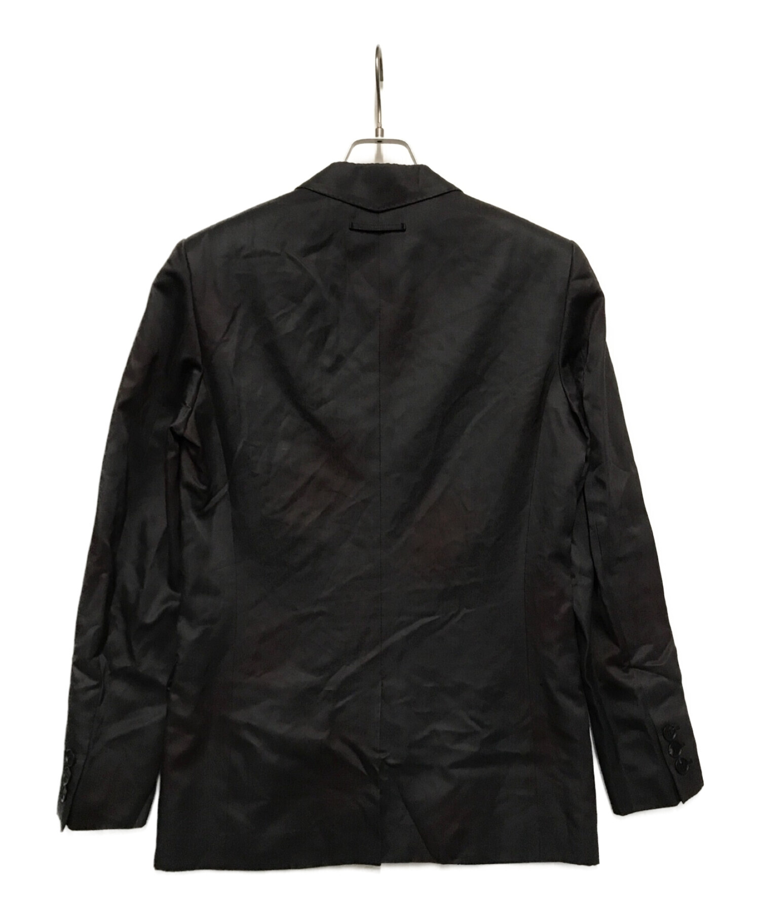シャツジャケット美品　ゴルチェ　ブラックシャツジャケット　48