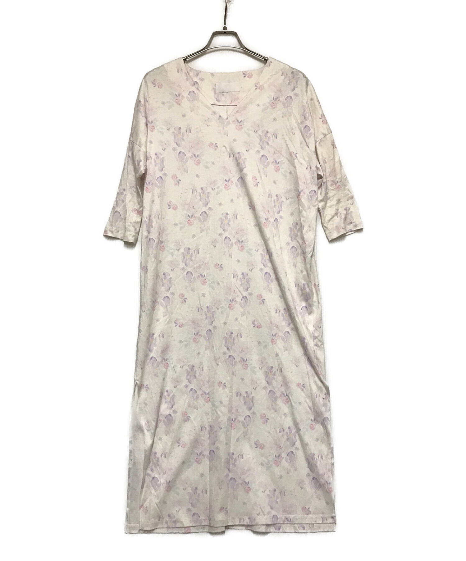 Mame Kurogouchi (マメクロゴウチ) Floral Printed Cotton Dress ホワイト サイズ:S