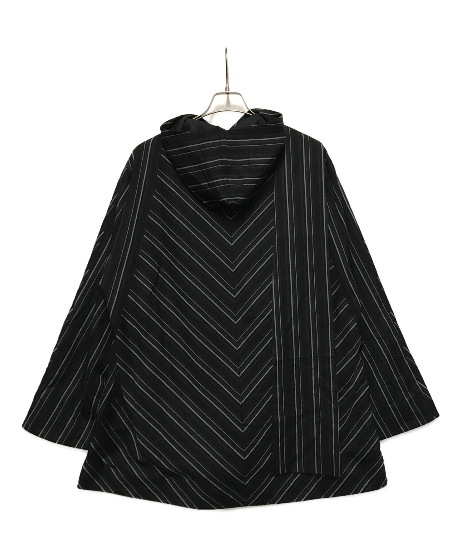 KIKO KOSTADINOV (キコ・コスタディノフ) MIDNIGHT STRIPE Scarf Parka ネイビー サイズ:XS