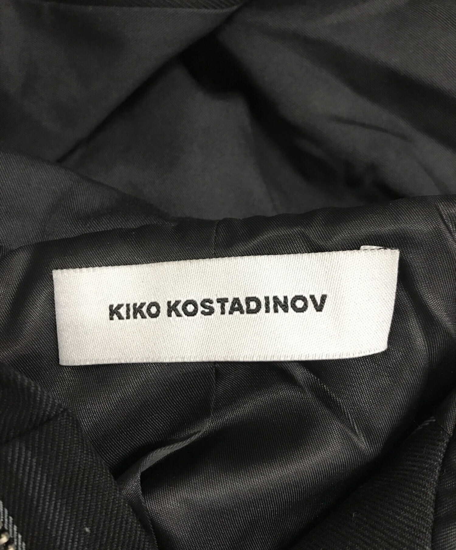 KIKO KOSTADINOV (キコ・コスタディノフ) MIDNIGHT STRIPE Scarf Parka ネイビー サイズ:XS