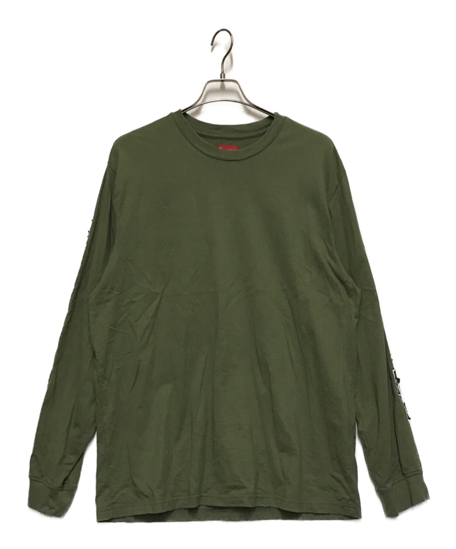 中古・古着通販】SUPREME (シュプリーム) Cut Out L/S Top オリーブ