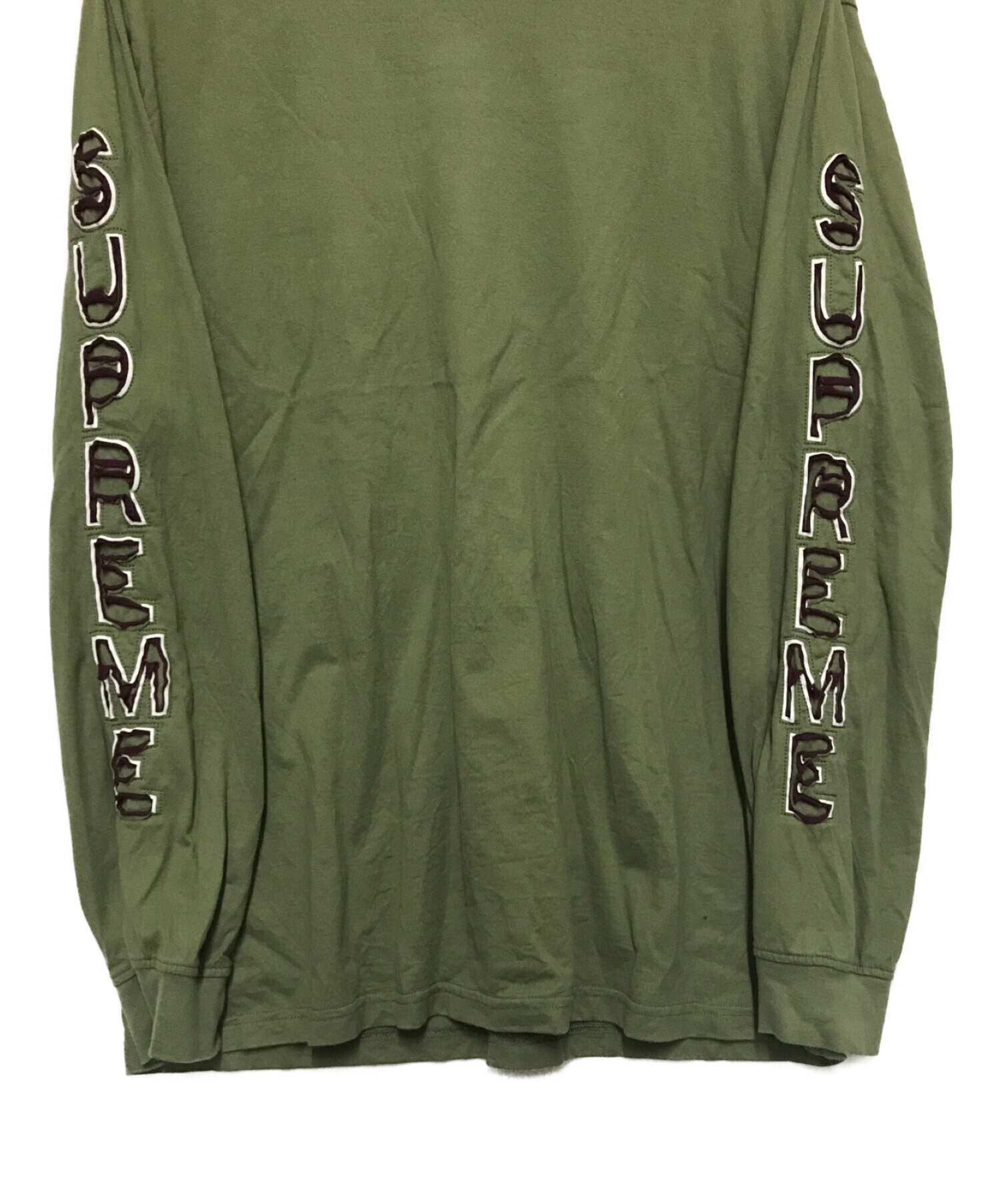 中古・古着通販】SUPREME (シュプリーム) Cut Out L/S Top オリーブ