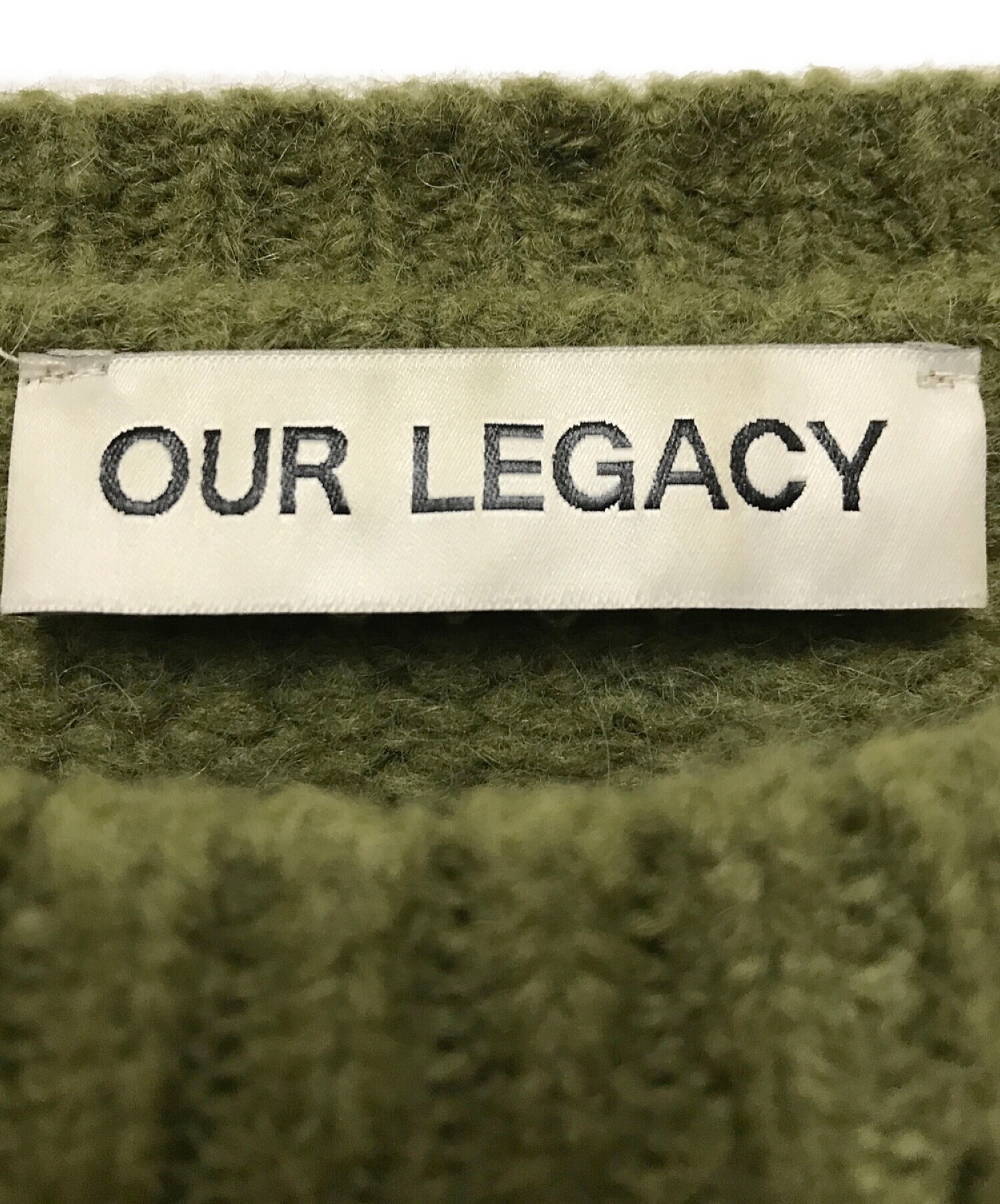 OUR LEGACY (アワーレガシー) POPOVER ROUNDNECK グリーン サイズ:48