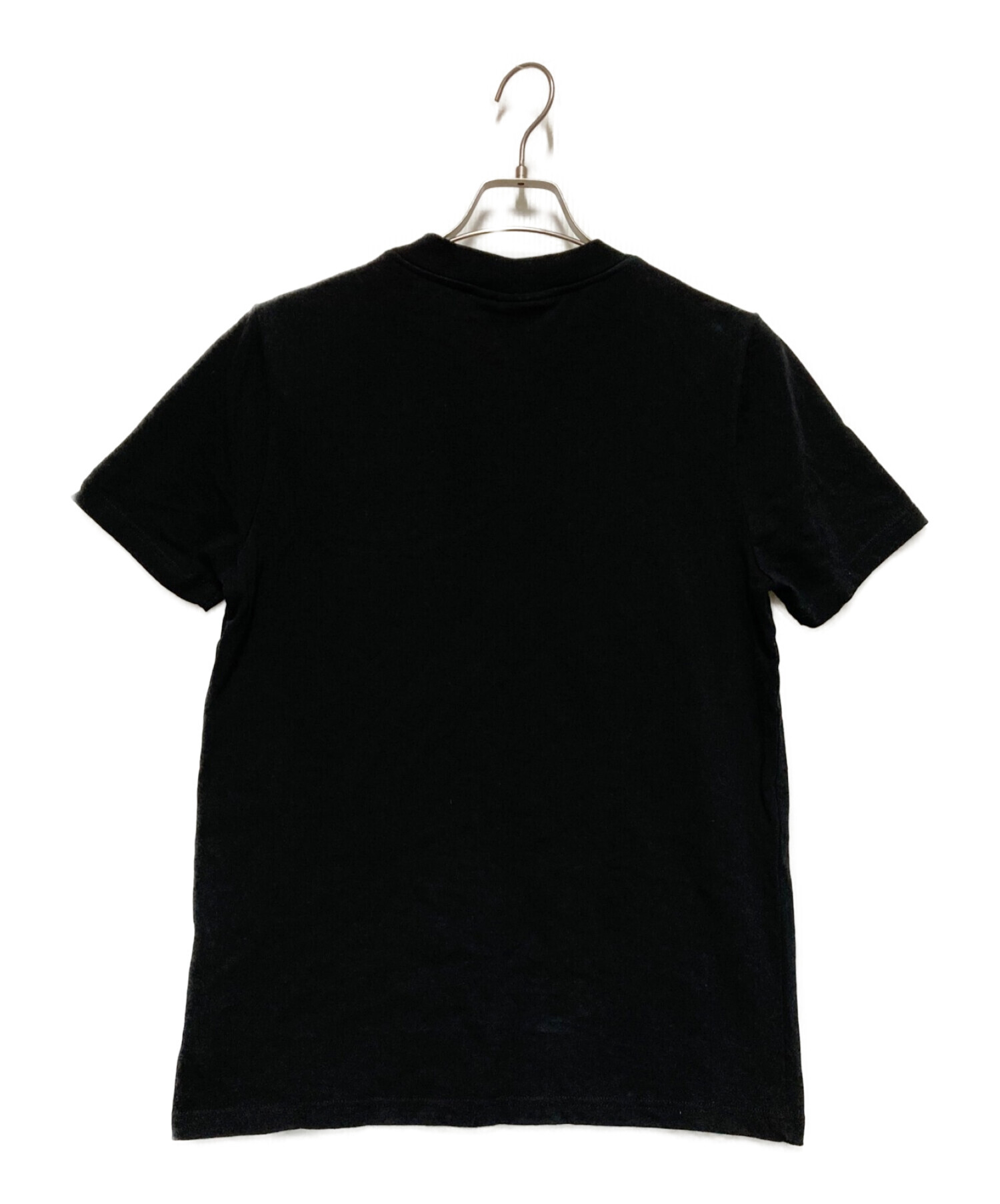 courreges (クレージュ) ロゴTシャツ ブラック サイズ:M