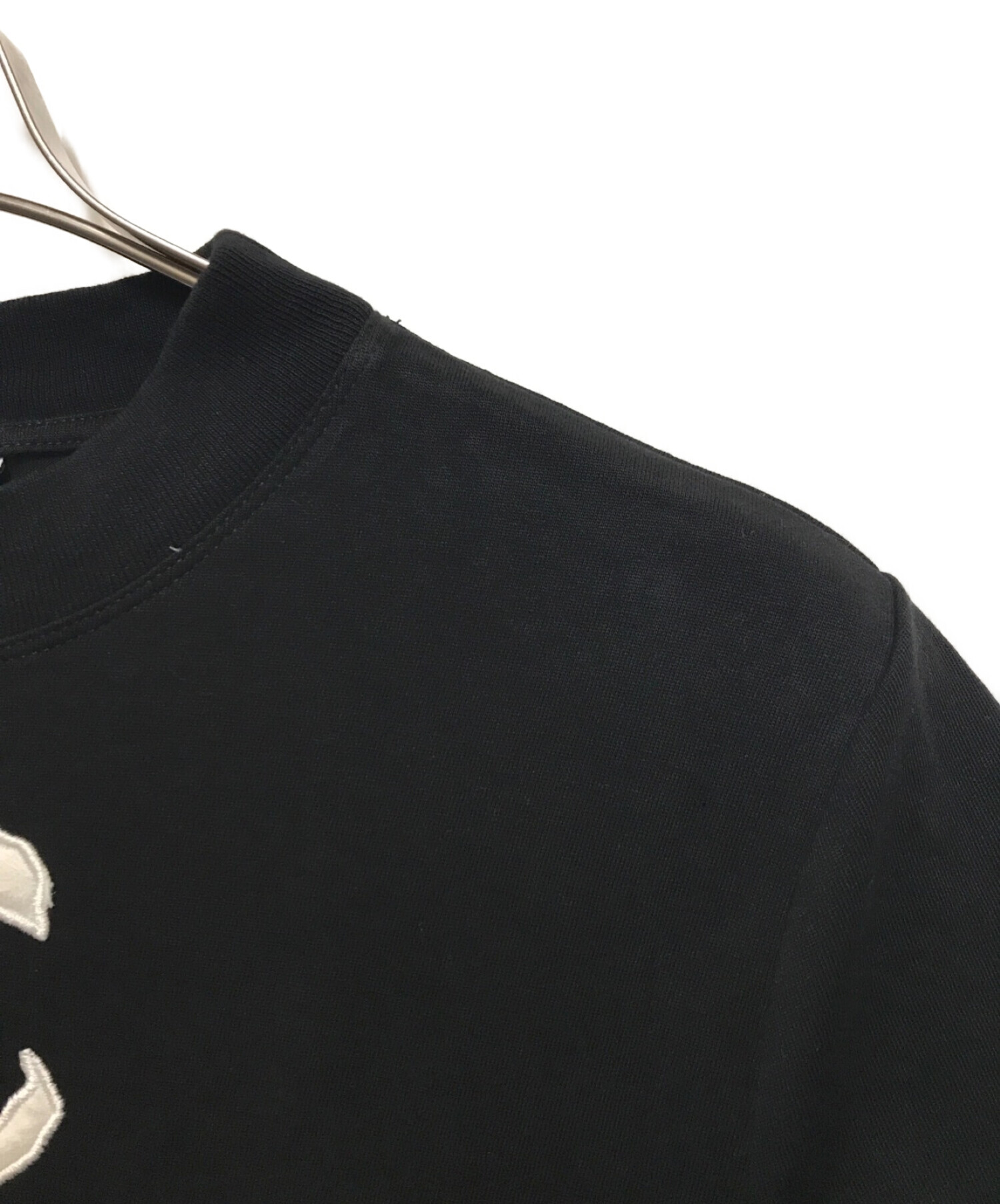 中古・古着通販】courreges (クレージュ) ロゴTシャツ ブラック サイズ