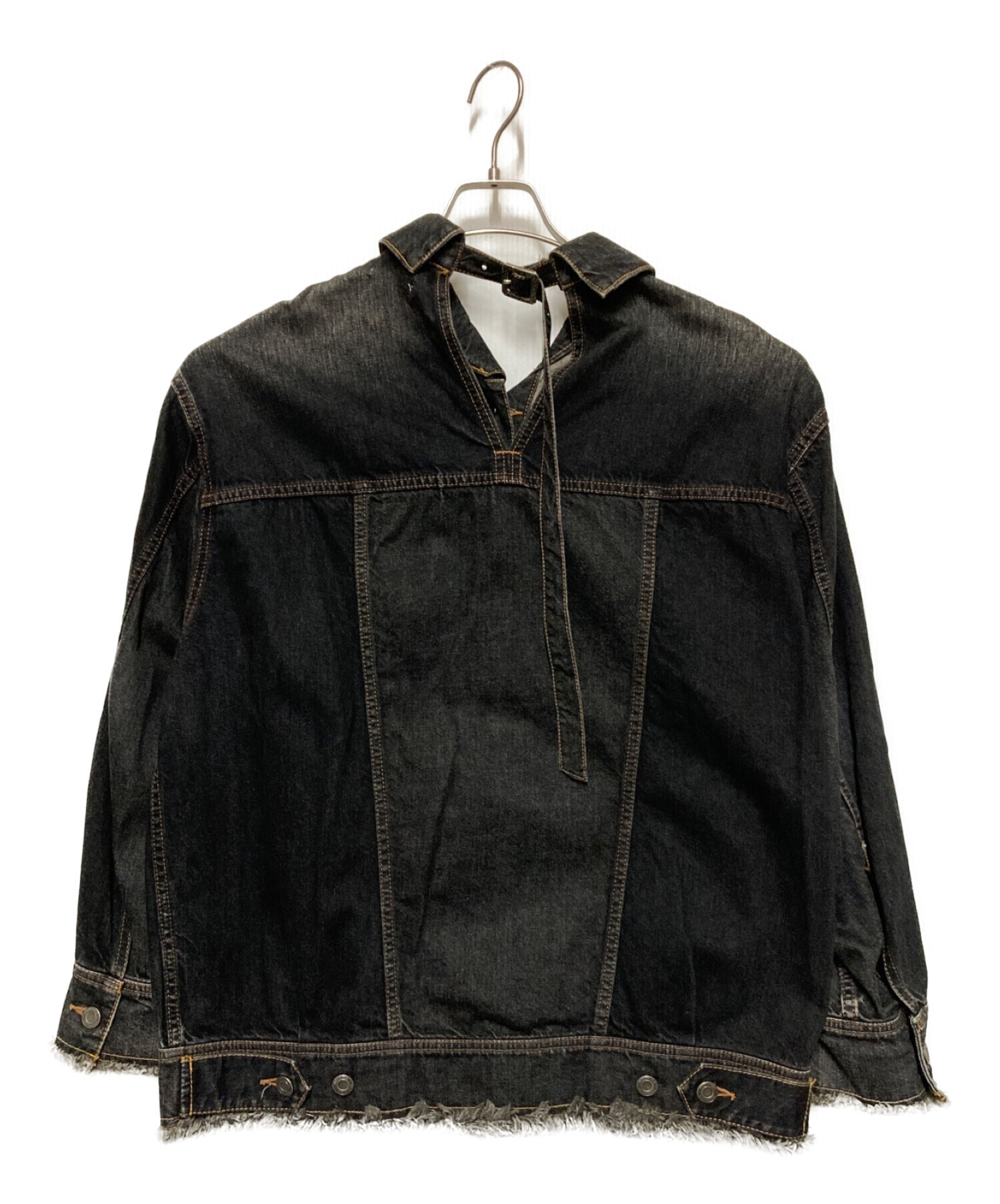 CHRISTIAN DADA (クリスチャンダダ) デニムジャケット ブラック サイズ:36