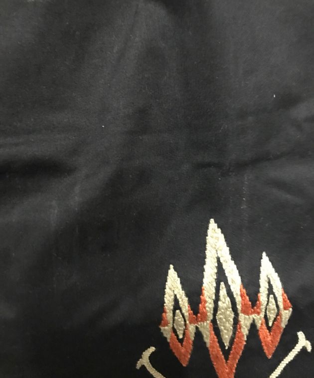 MAHARISHI (マハリシ) ドラゴン刺繍パンツ ブラック サイズ:L