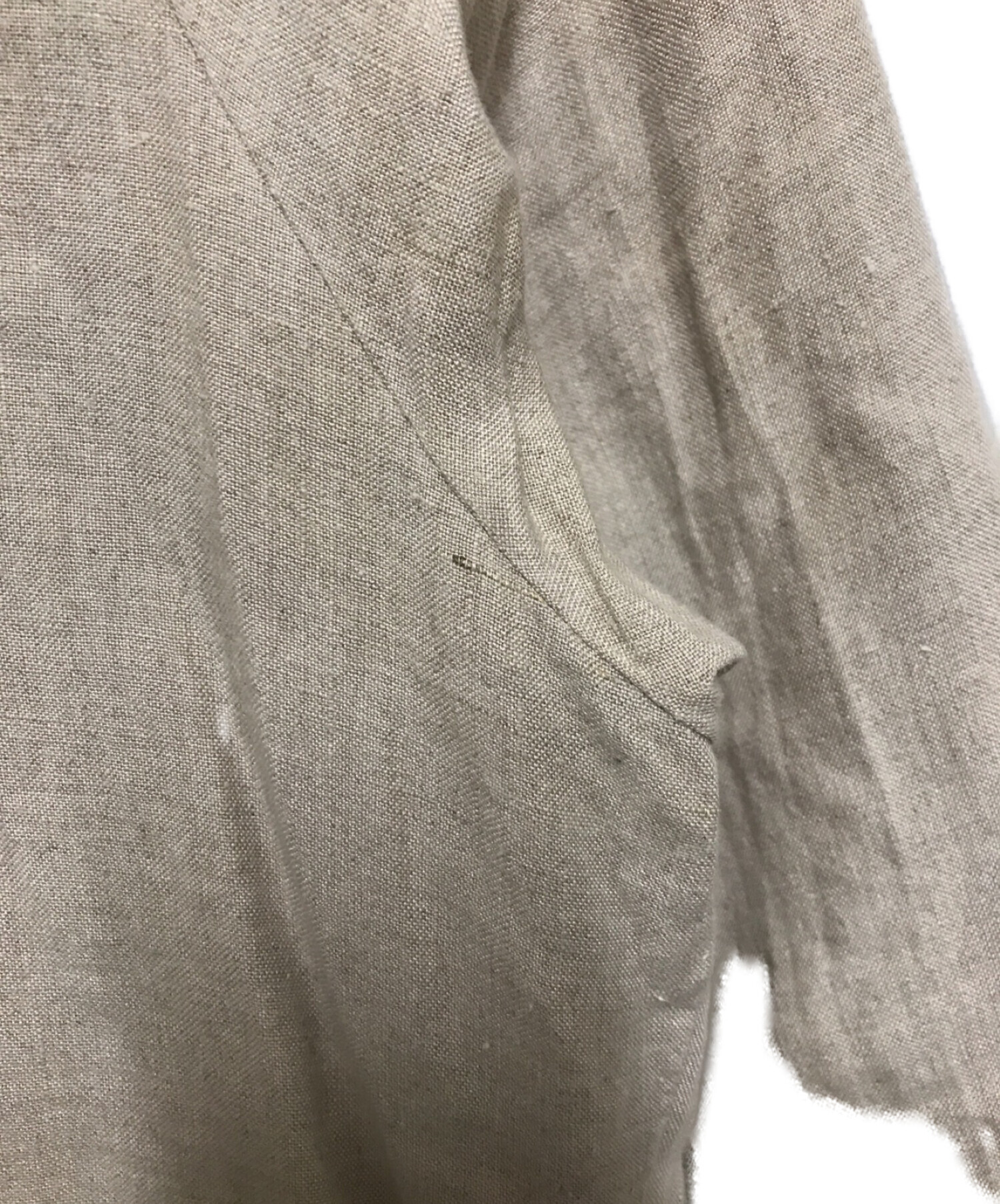 オンライン買い物 hazama 繍美が残した痕跡のロングシャツ シャツ ...