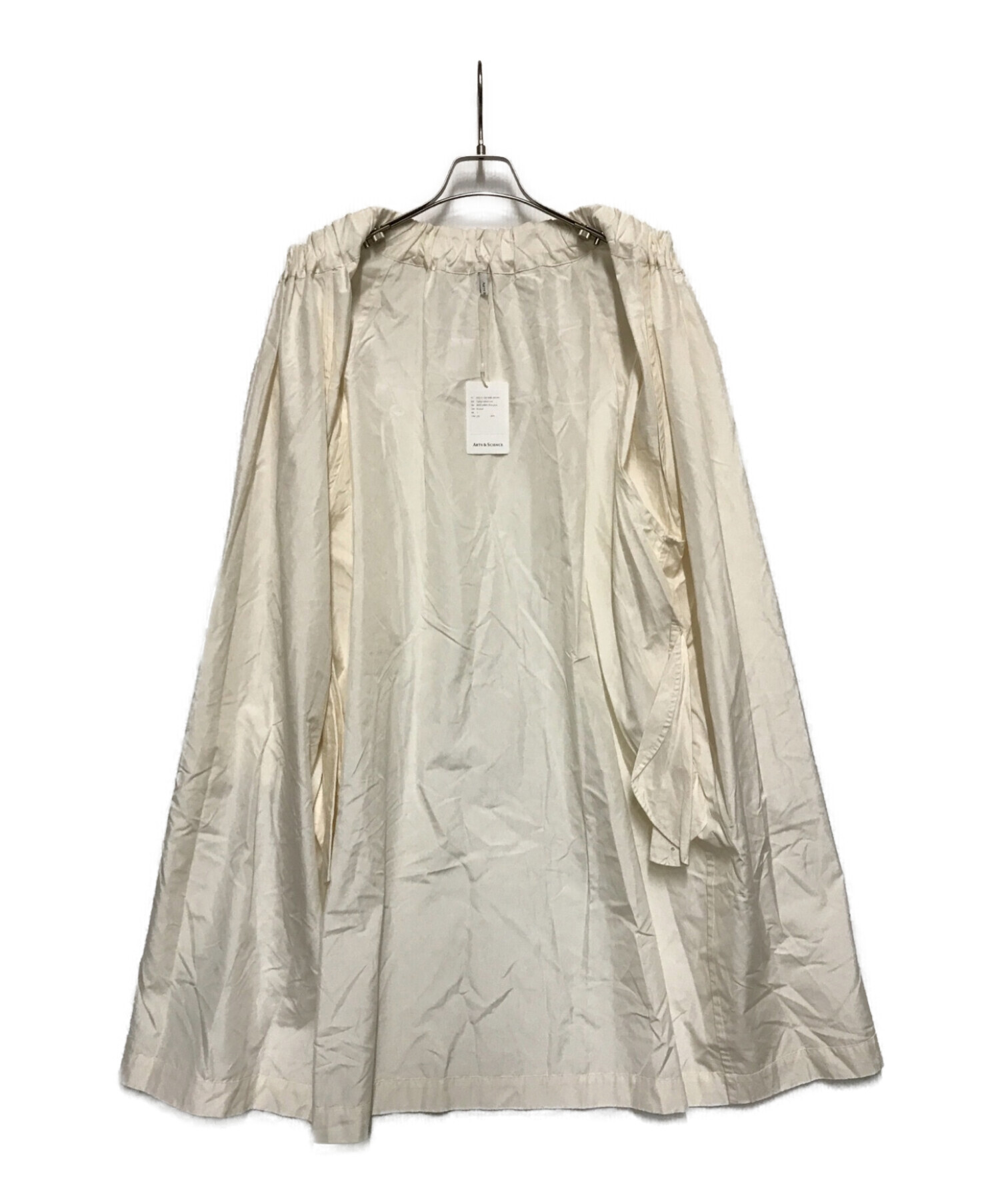 ARTS&SCIENCE (アーツアンドサイエンス) gather sleeve coat ベージュ サイズ:1