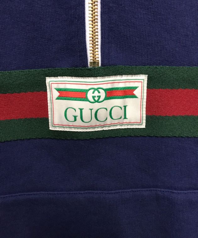 中古・古着通販】GUCCI (グッチ) グッチ ウェブストライプ パーカー