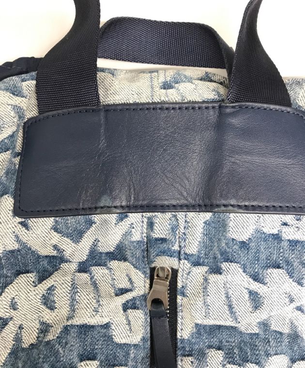 SUPREME (シュプリーム) fat tip jacquard denim backpack インディゴ