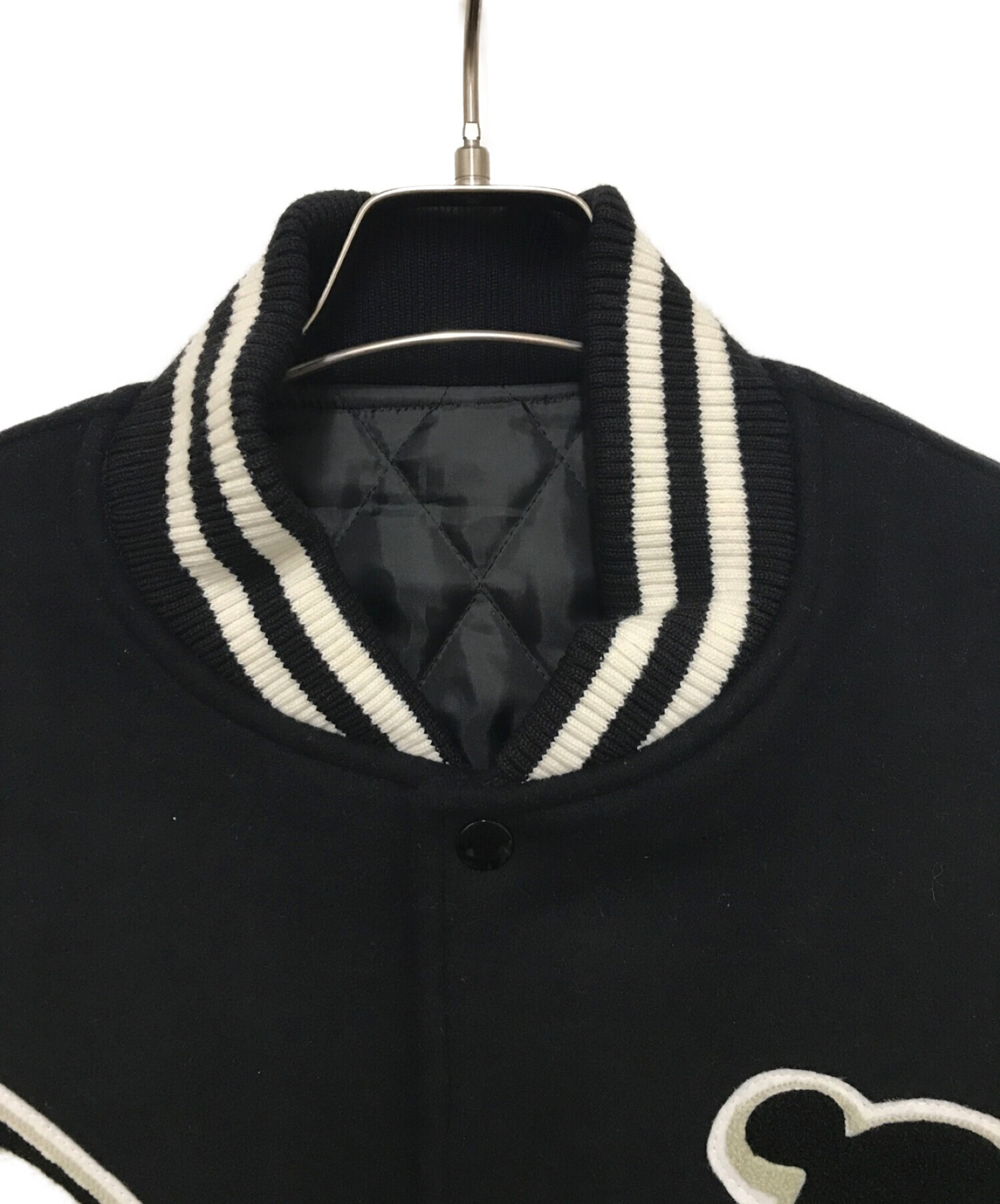 【中古・古着通販】RAVERACERS (レイヴ・レイサーズ) varsity jacket ブラック サイズ:XL｜ブランド・古着通販  トレファク公式【TREFAC FASHION】スマホサイト