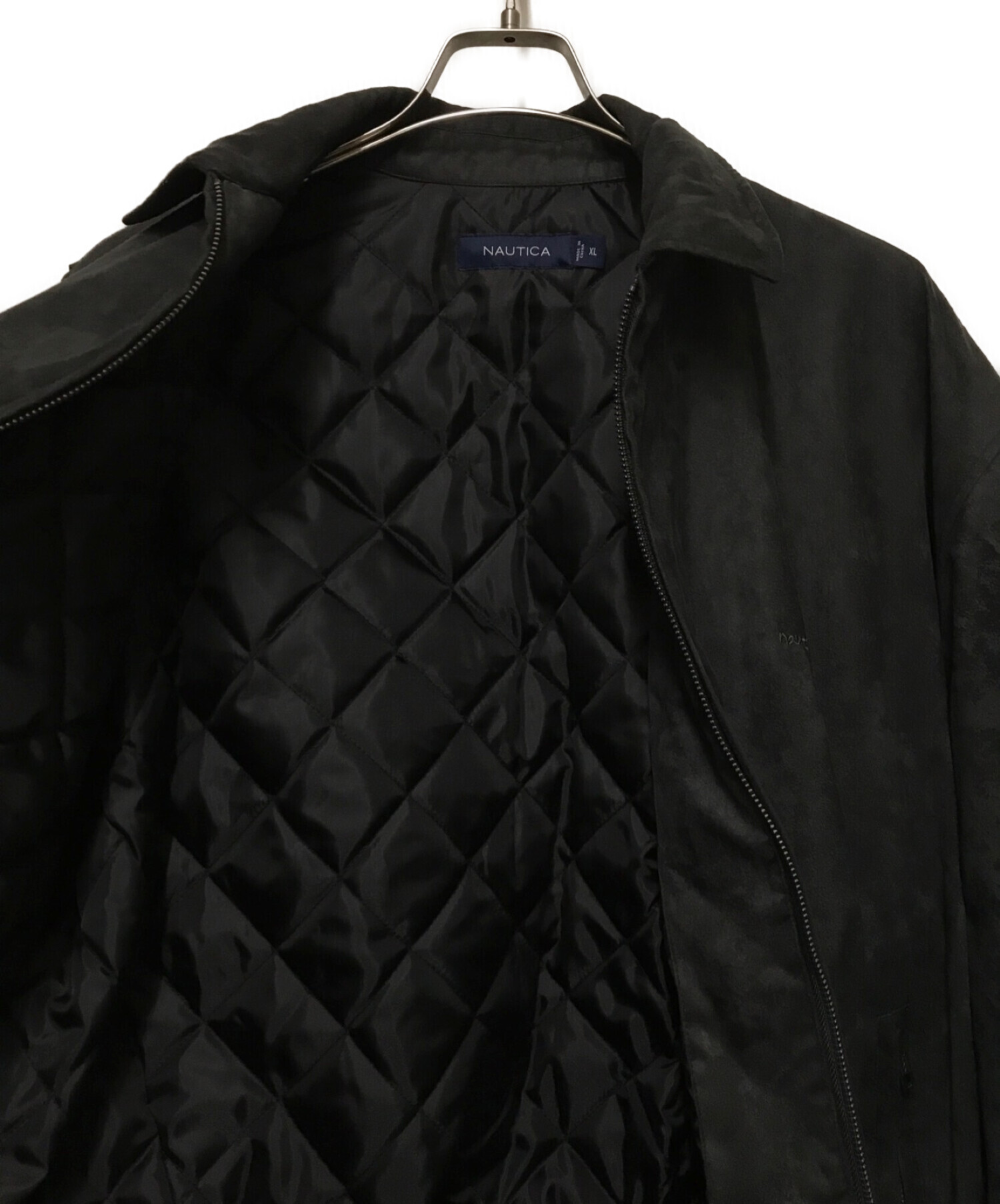 NAUTICA (ノーティカ) Vegan Suede Jacket ブラック サイズ:XL