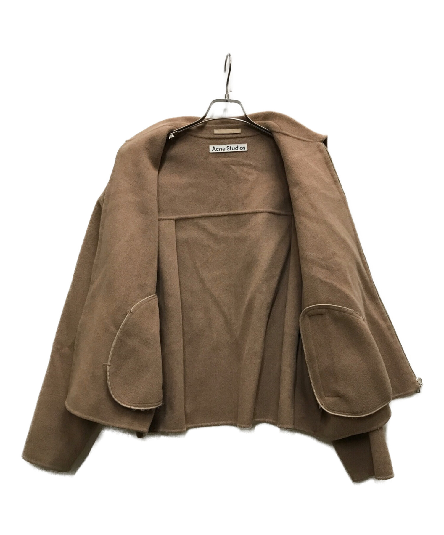 ジップボタンジップアップ試着のみ ACNE STUDIOS WOOL ZIPPER JACKET