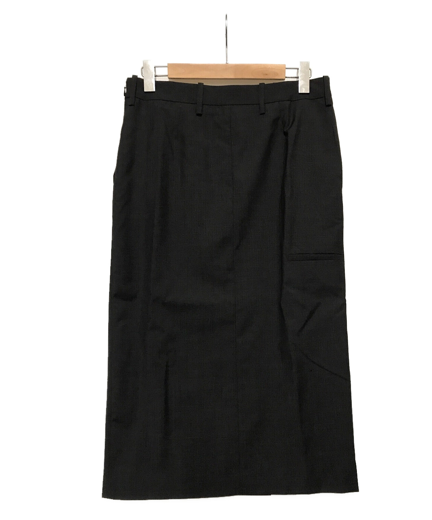 プラダ ウールタイトスカート - ひざ丈スカート