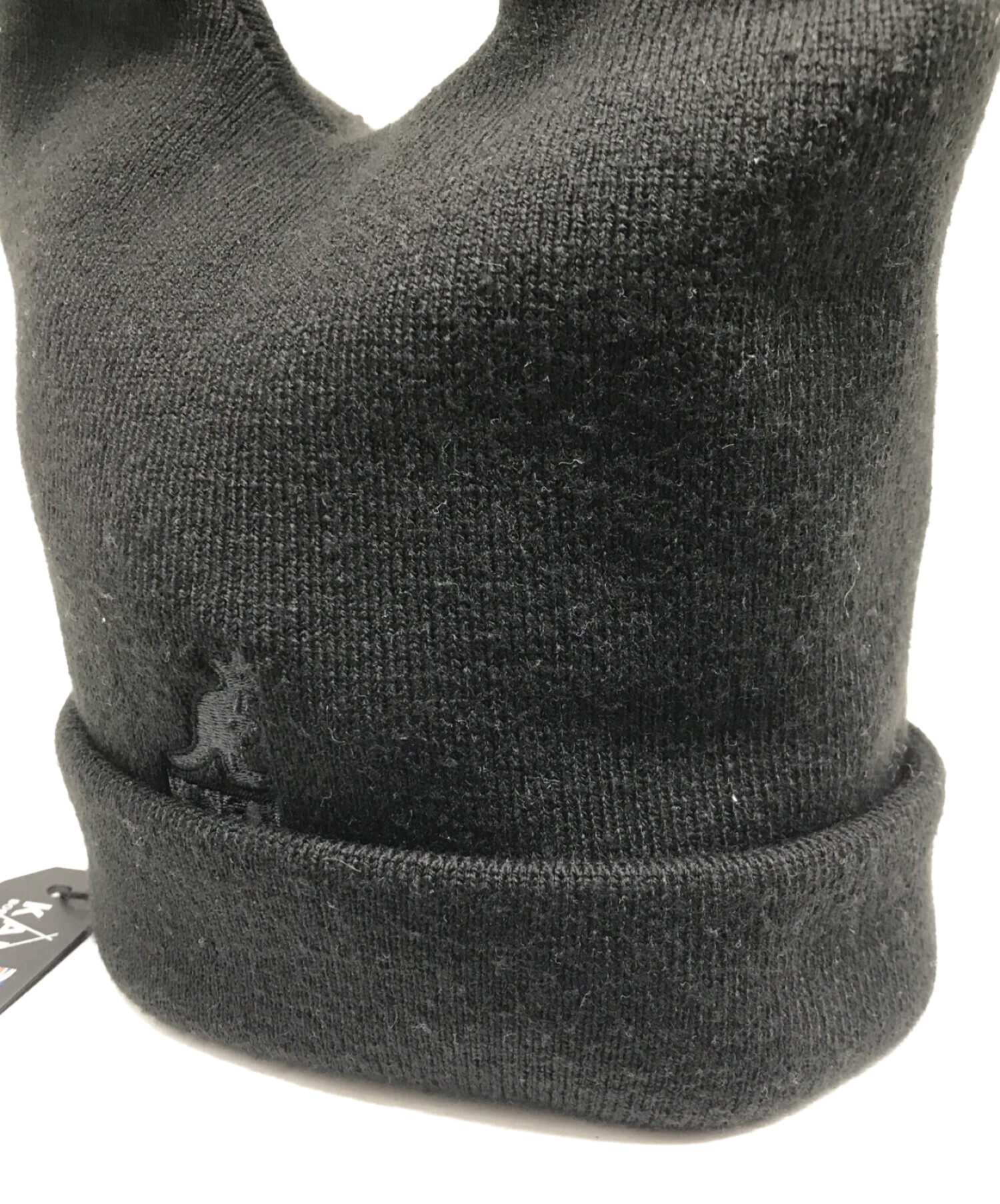 KANGOL (カンゴール) YAGI EXHIBITION (ヤギエキシビジョン) YAGI Rabbit Ears Cuffed Beanie  ブラック サイズ:ONE SIZE