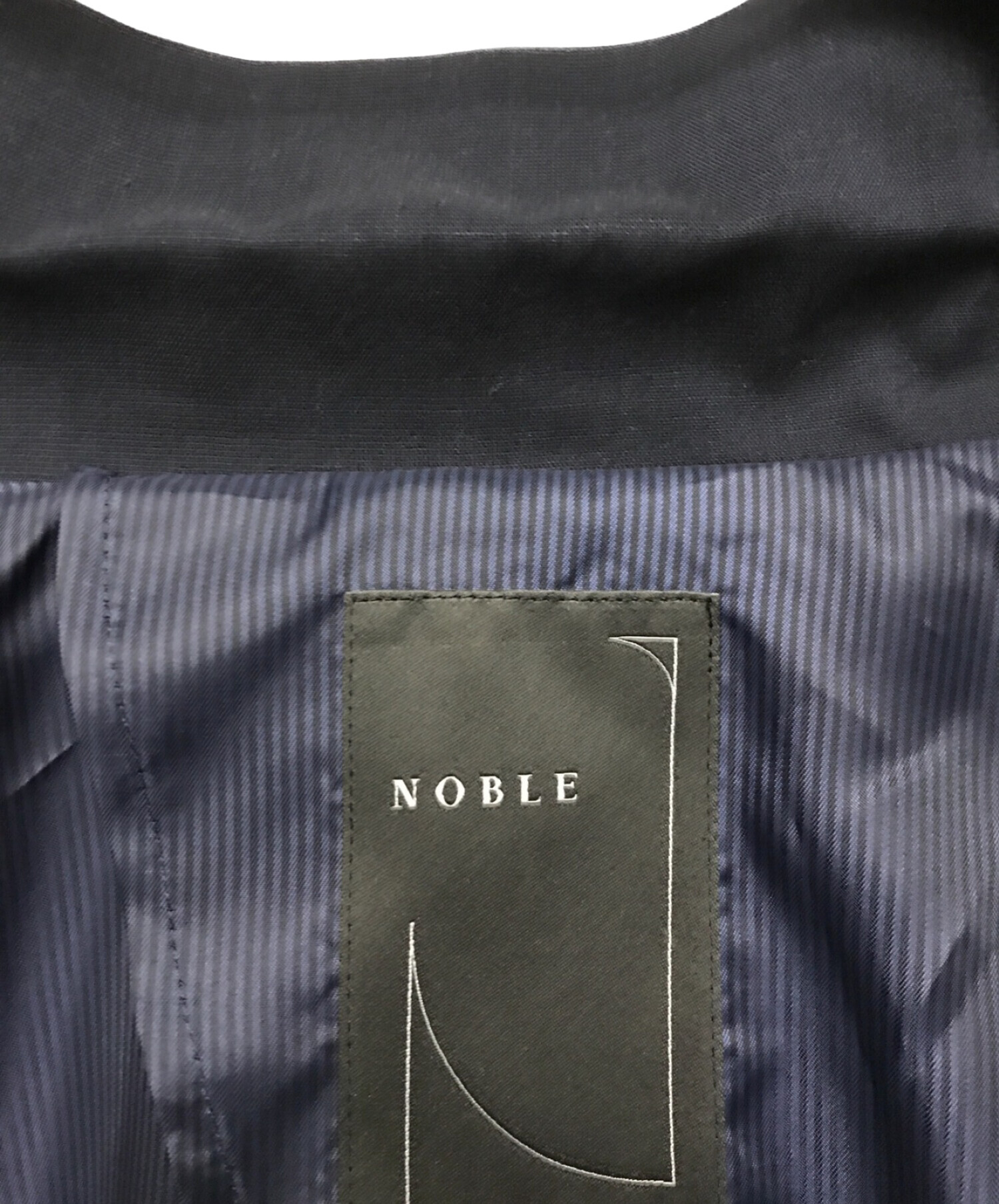 中古・古着通販】Noble (ノーブル) 麻ストレッチピークドラペルダブル