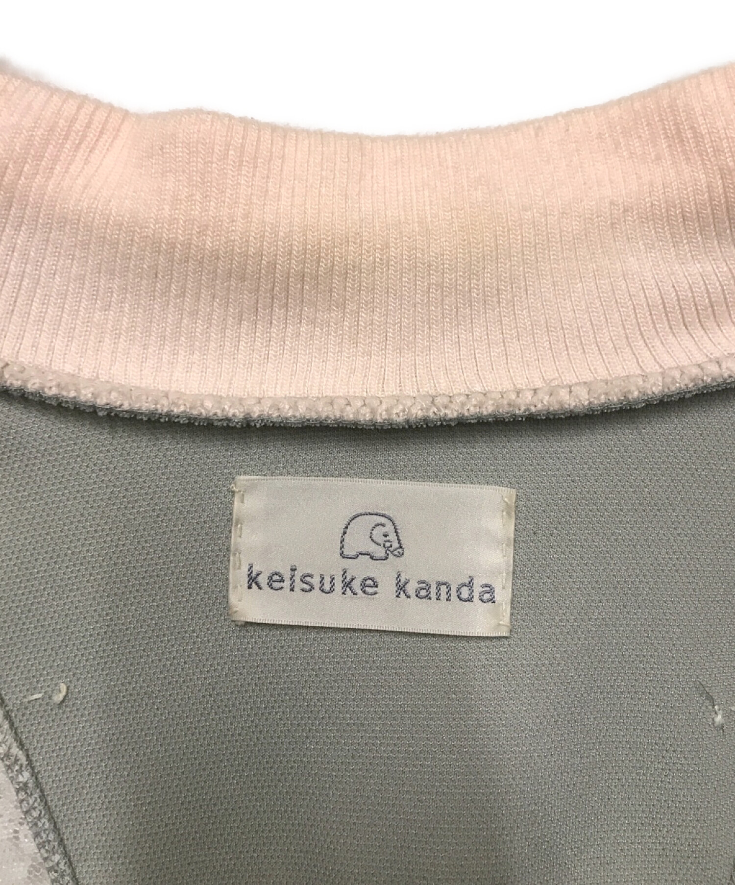 keisuke kanda (ケイスケカンダ) ぶかぶかレースの手縫いジャージ グレー サイズ:FREE