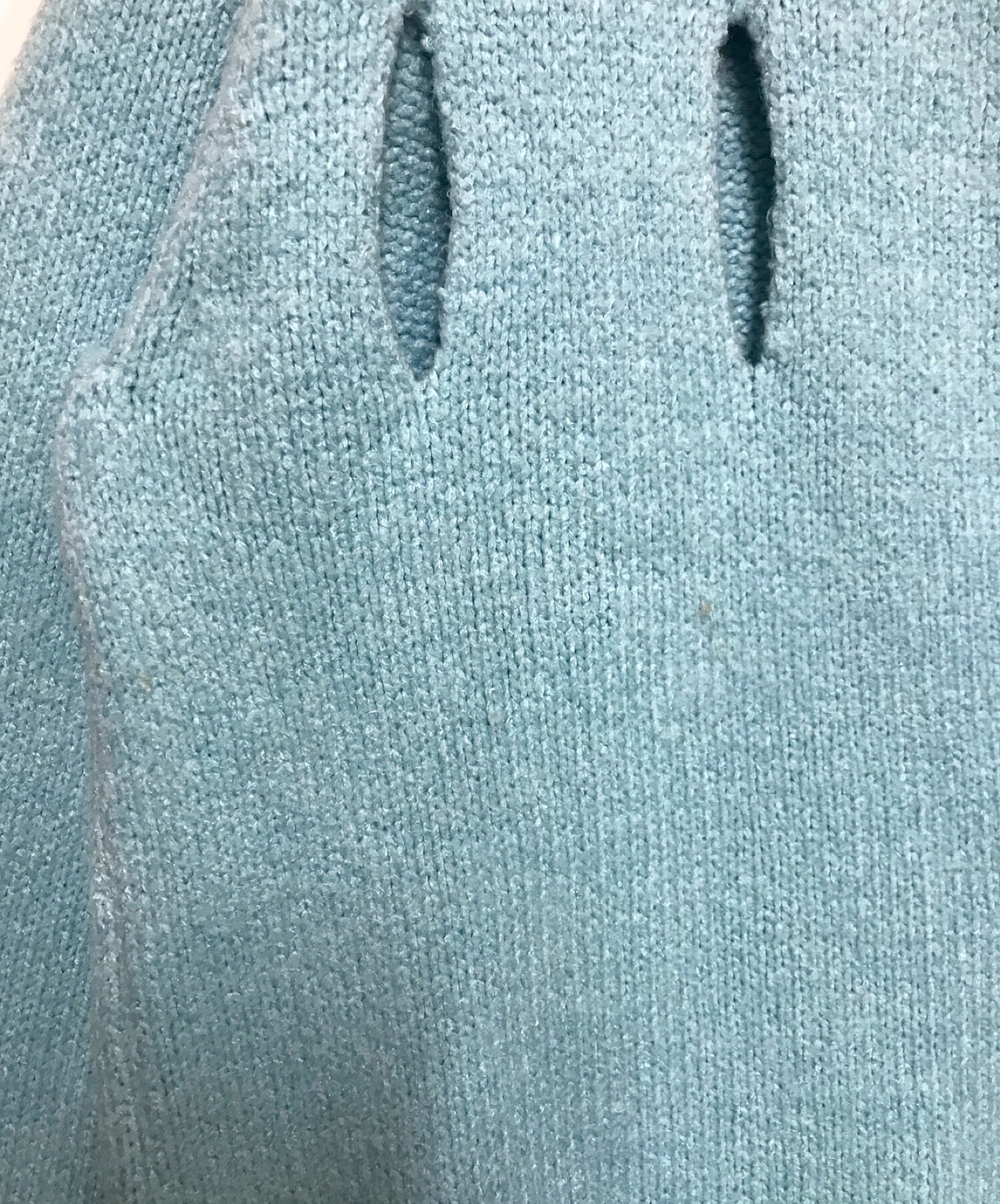 UNUSED (アンユーズド) Silk hole Knit Cardigan ブルー サイズ:3