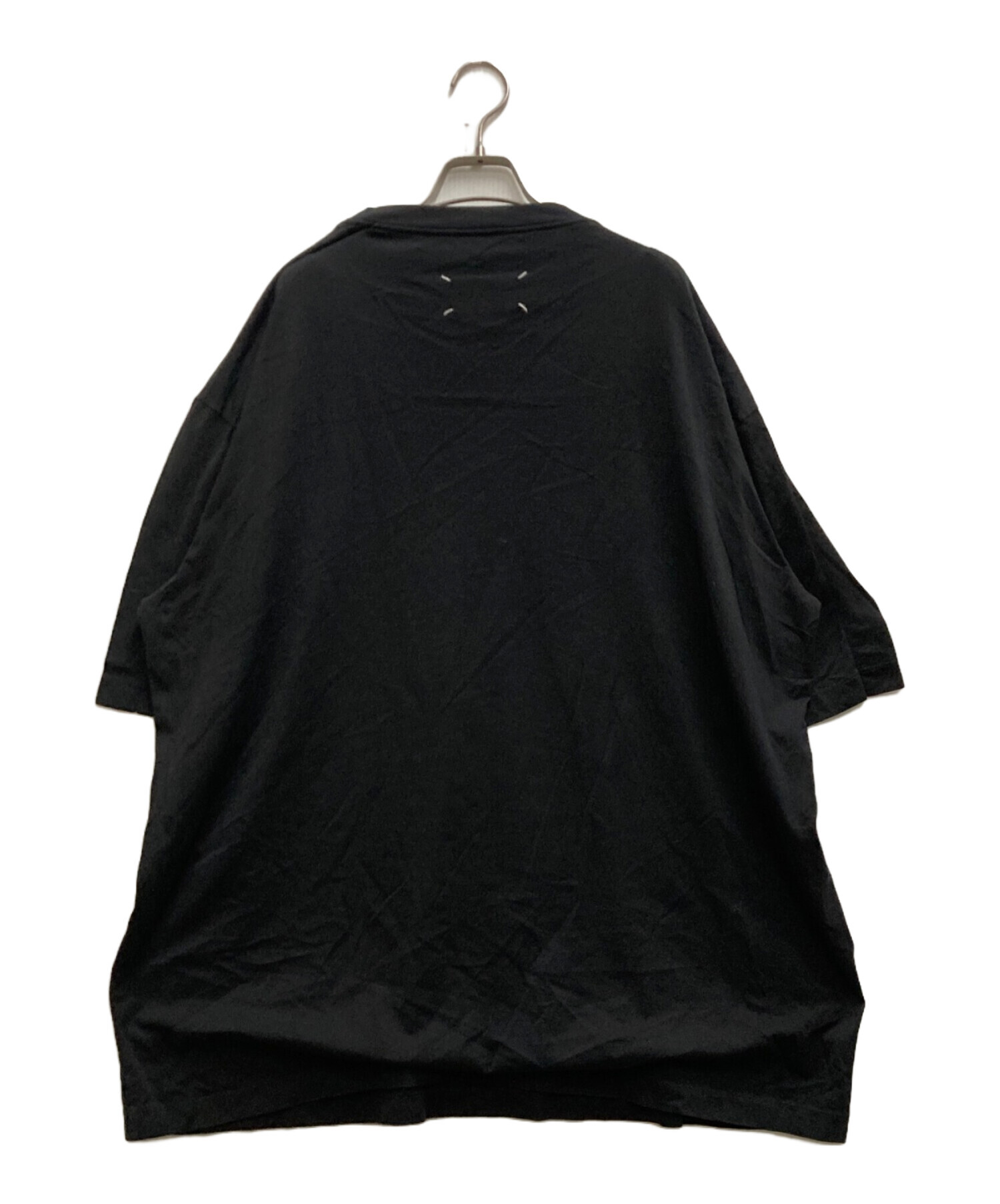 Maison Margiela (メゾンマルジェラ) アウトラインオーバーサイズシームTシャツ ブラック サイズ:XS