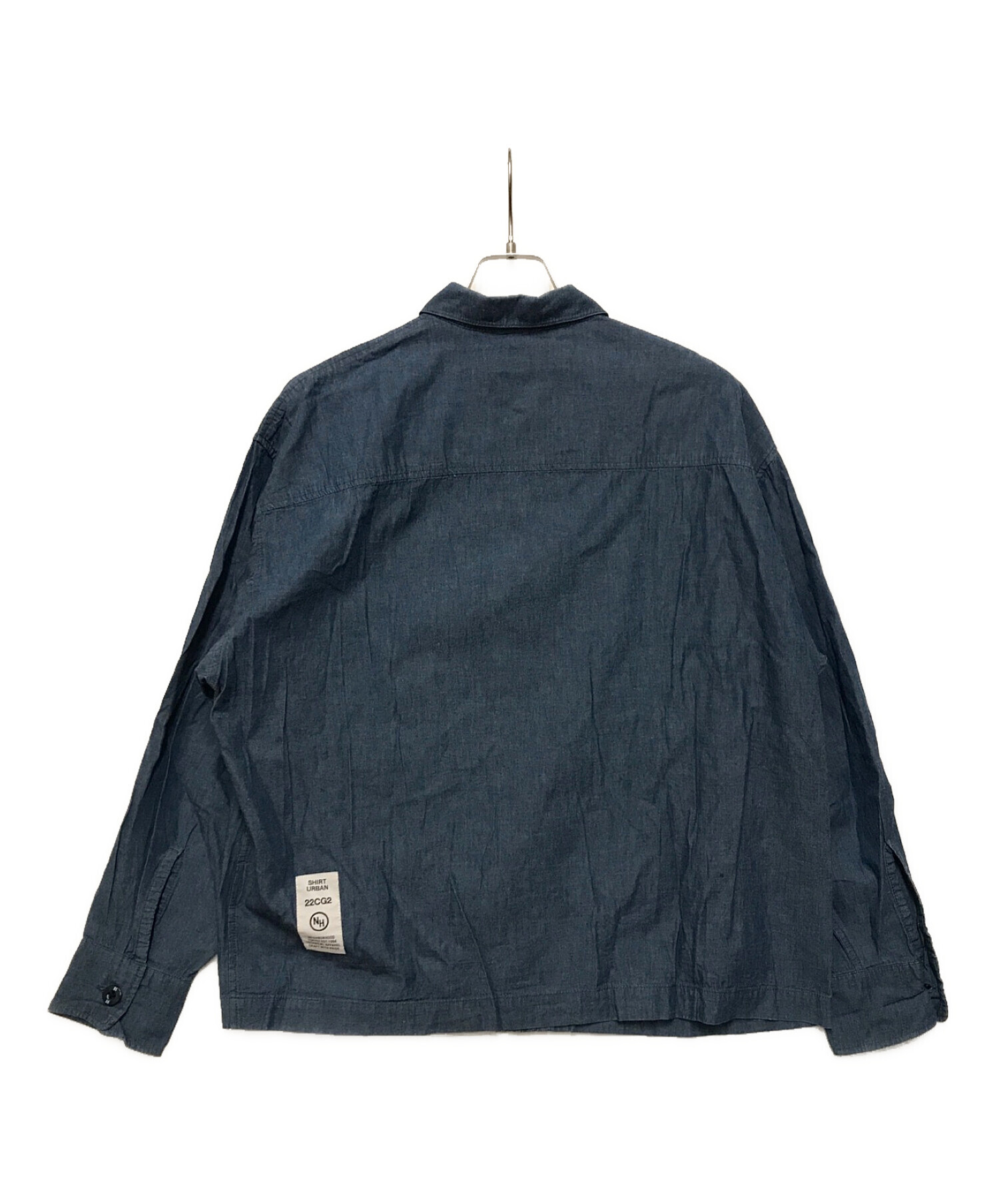 NEIGHBORHOOD (ネイバーフッド) CHAMBRAY TYPE-2 SH LS . CO インディゴ サイズ:M