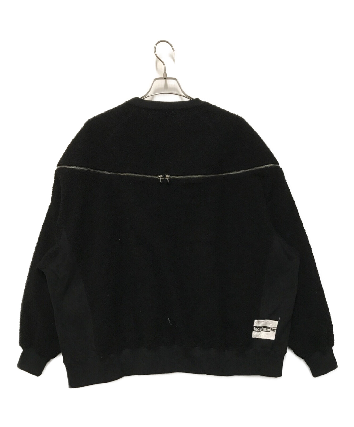 FACETASM (ファセッタズム) FLEECE ZIPPER SWEAT ブラック サイズ:3