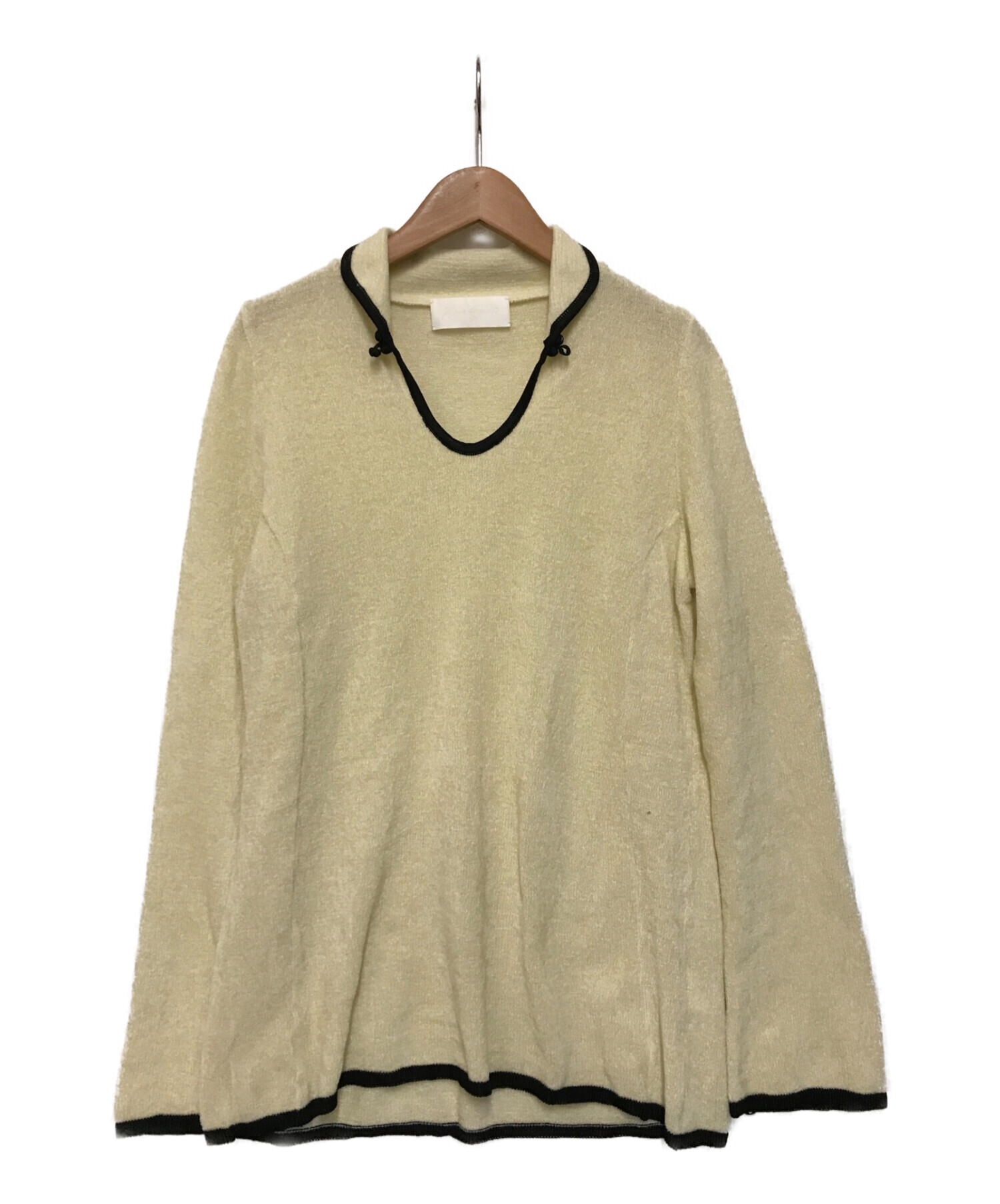 Mame Kurogouchi (マメクロゴウチ) Soft Touch High Neck Knitted Top ベージュ サイズ:3