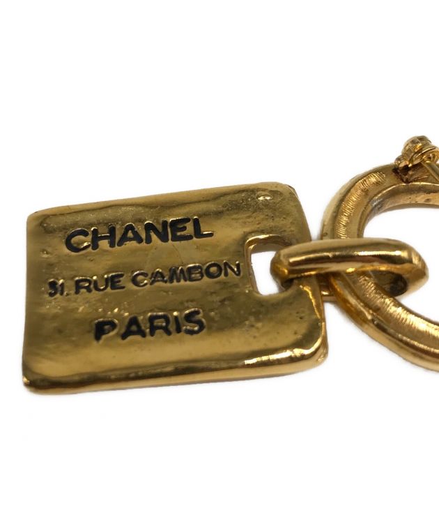 中古・古着通販】CHANEL (シャネル) ゴールドプレートブローチ 