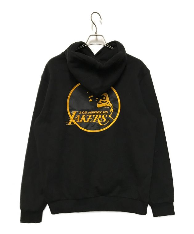 中古・古着通販】X-LARGE (エクストララージ) New Era (ニューエラ) LAKERS (レイカーズ) コラボパーカー ブラック  サイズ:Ⅼ｜ブランド・古着通販 トレファク公式【TREFAC FASHION】スマホサイト