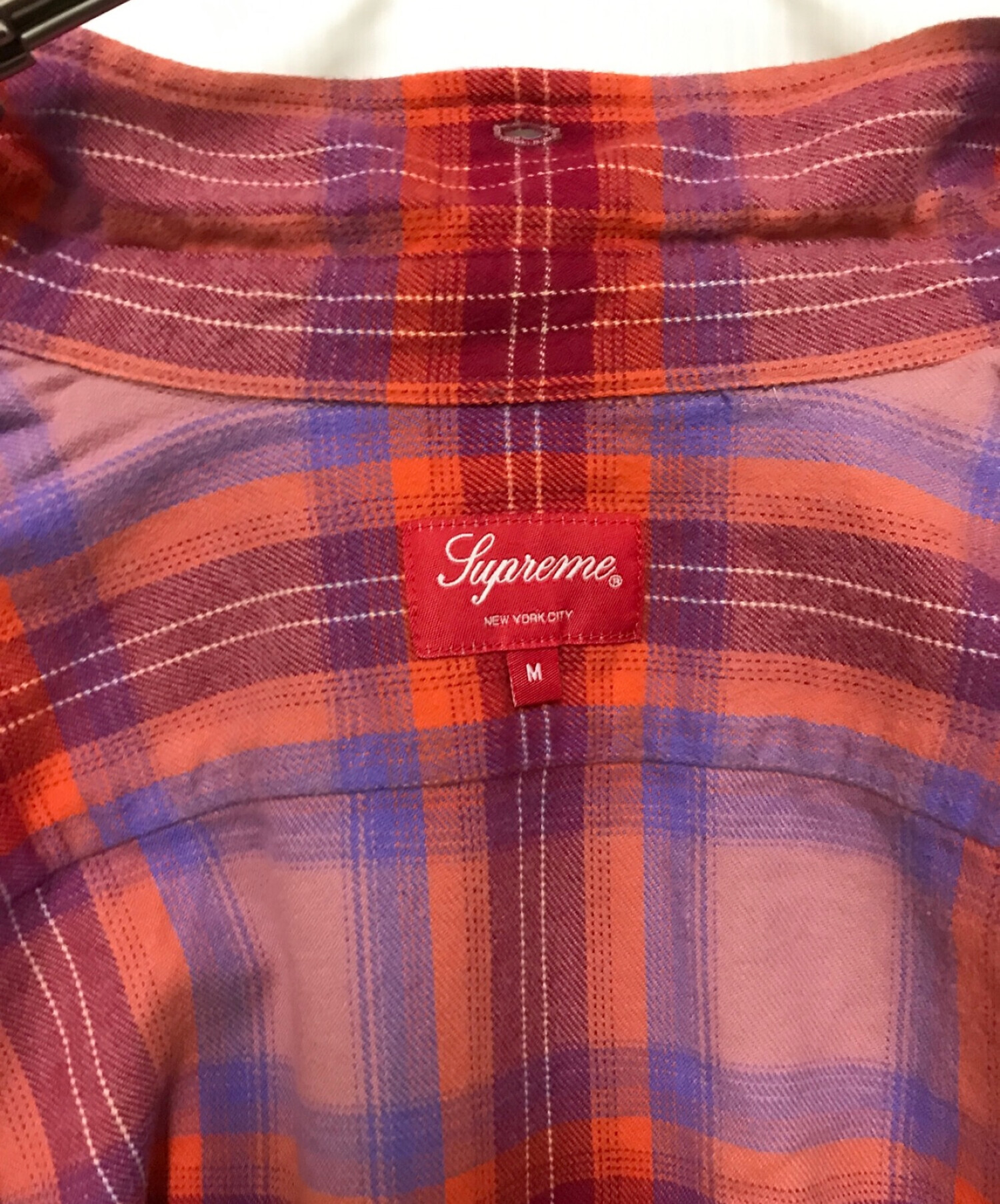 中古・古着通販】SUPREME (シュプリーム) BRUSHED PLAID FLANNEL SHIRT