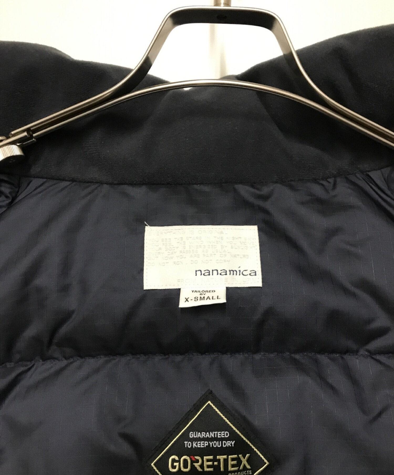 中古・古着通販】nanamica (ナナミカ) GORE-TEX Down Coat ネイビー