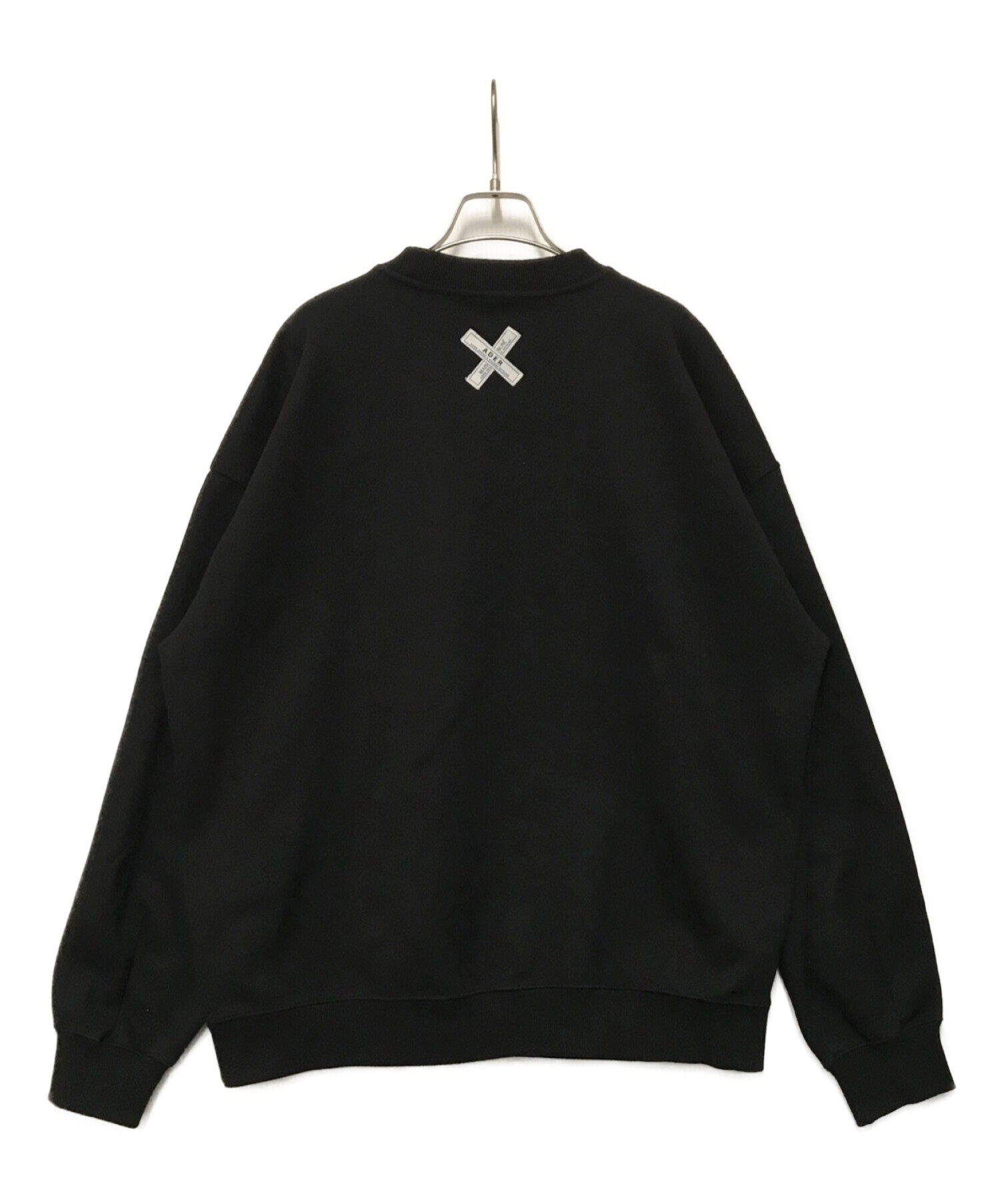 ADER error (アーダーエラー) maison kitsune (メゾンキツネ) A JUMP FOX Sweatshirt ブラック  サイズ:XL
